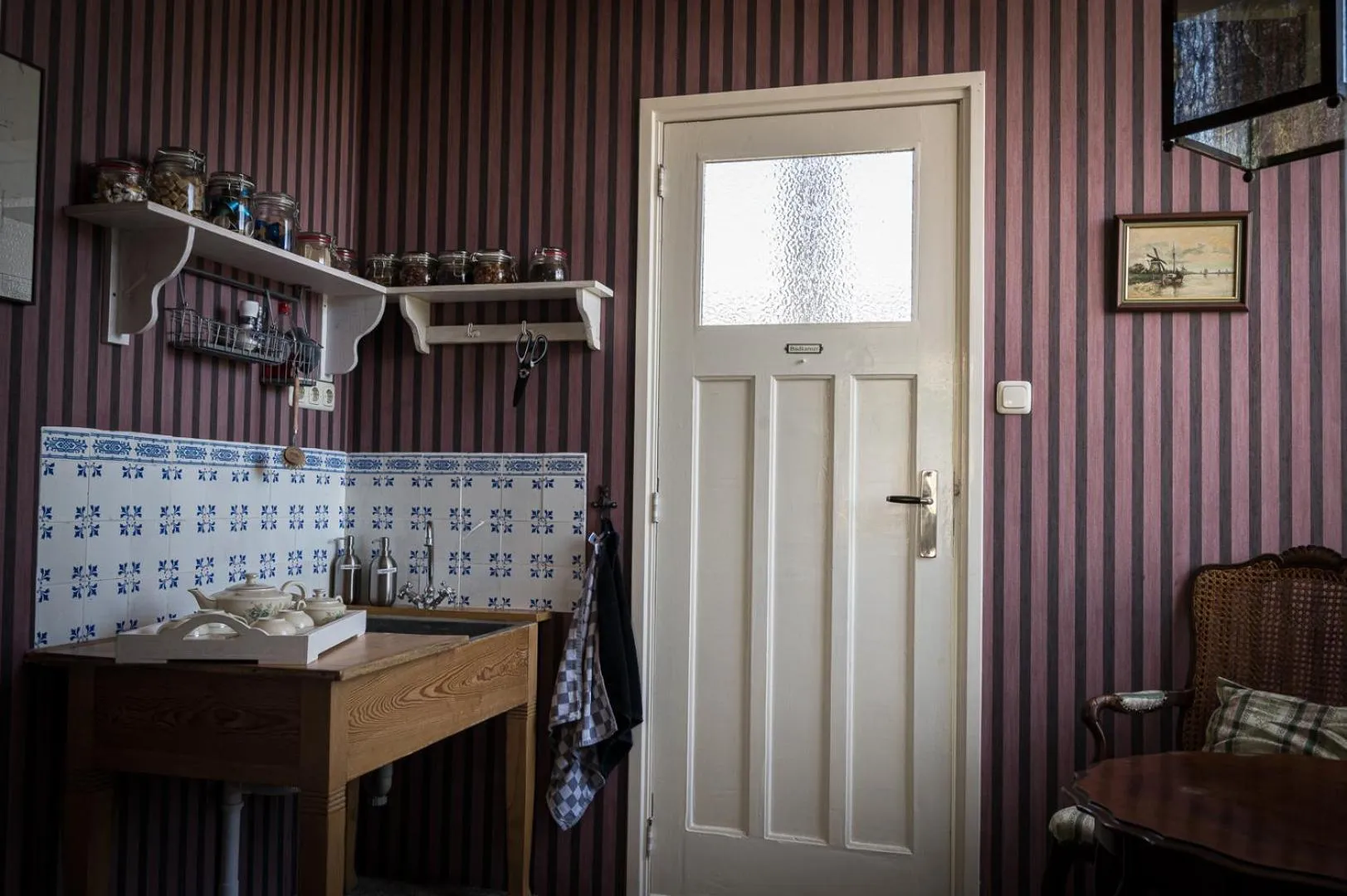 Kitchen or kitchenette in B&B 't Raethuys