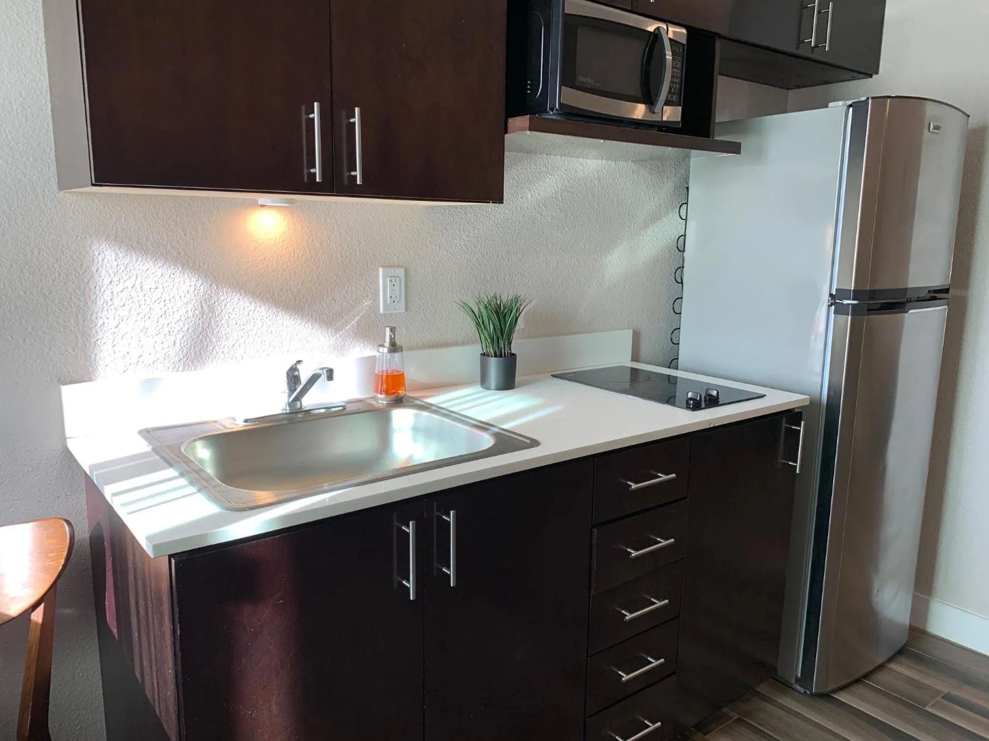 Kitchen or kitchenette in Solis Place in Old Town
