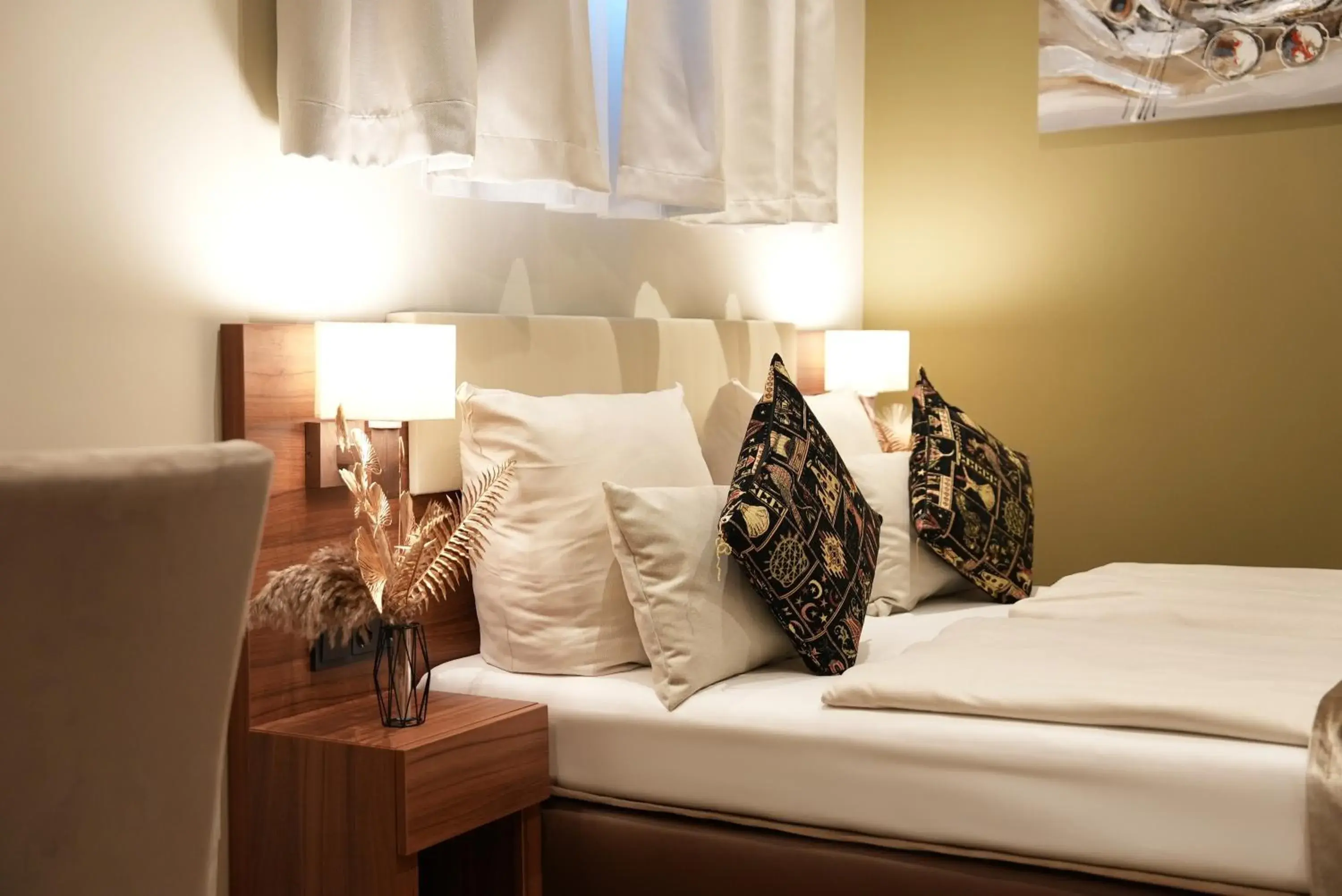 Bedroom, Bed in Hotel Attaché an der Messe Bedroom, Bed in Hotel Attaché an der Messe