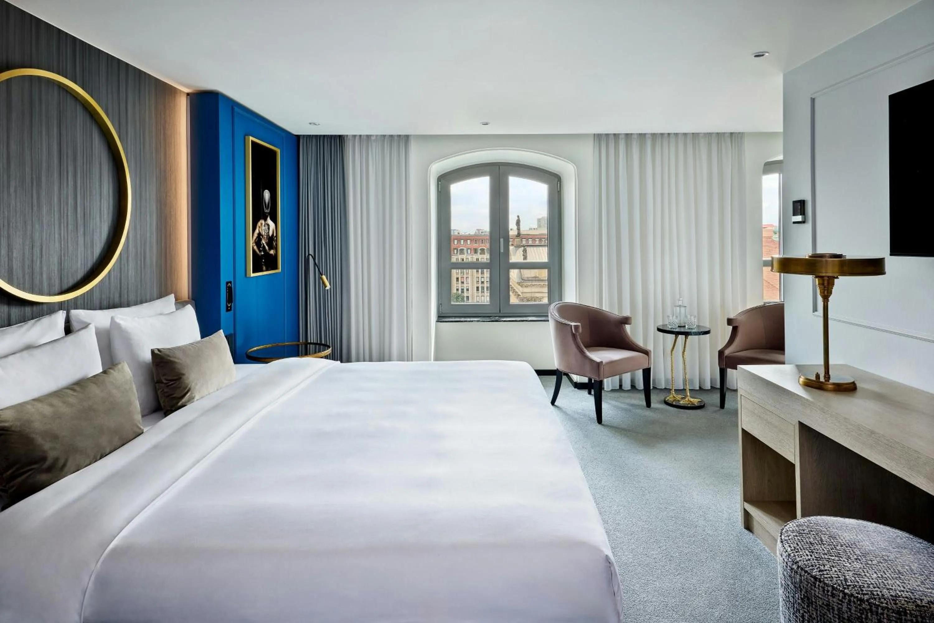 Photo of the whole room, Bed in Hotel Luc, Autograph Collection