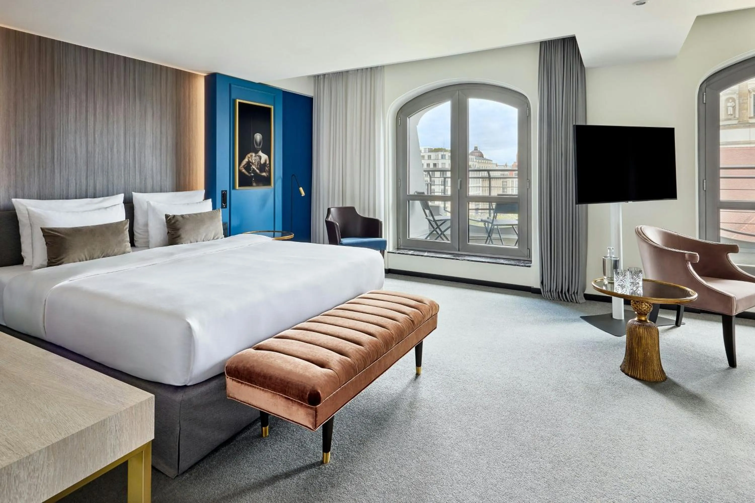 Photo of the whole room, Bed in Hotel Luc, Autograph Collection