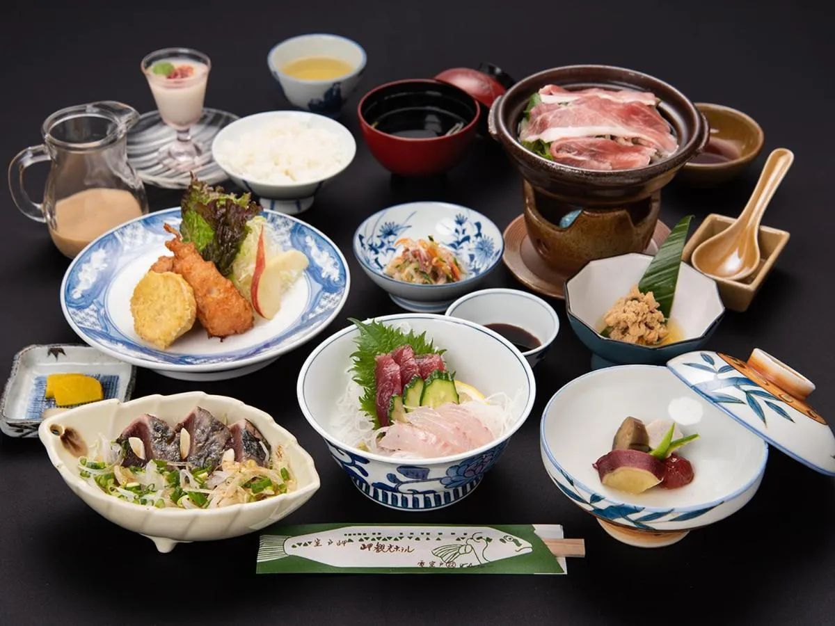 Dinner in Misaki Kanko Hotel