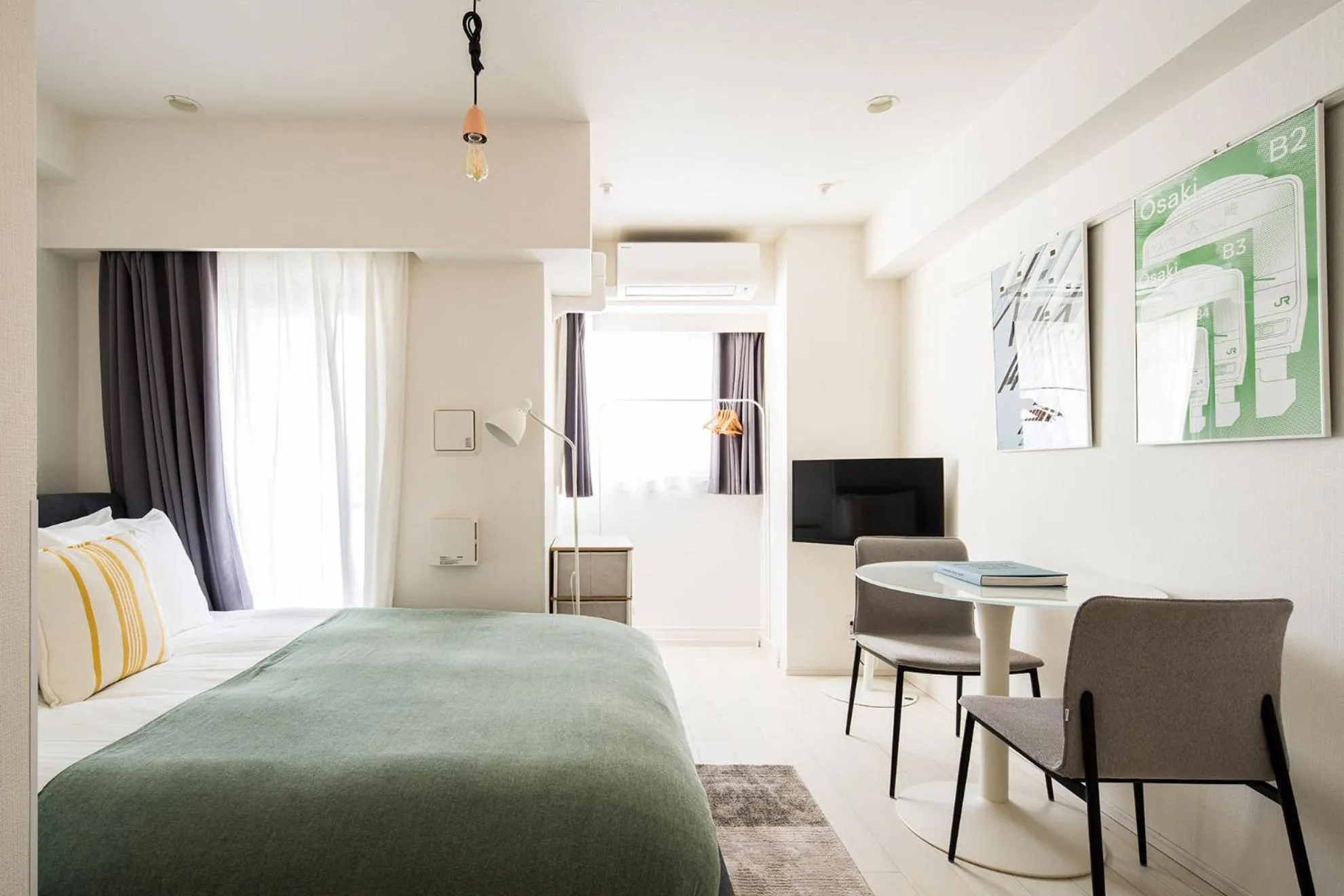 Bedroom, Bed in Section L Ginza East