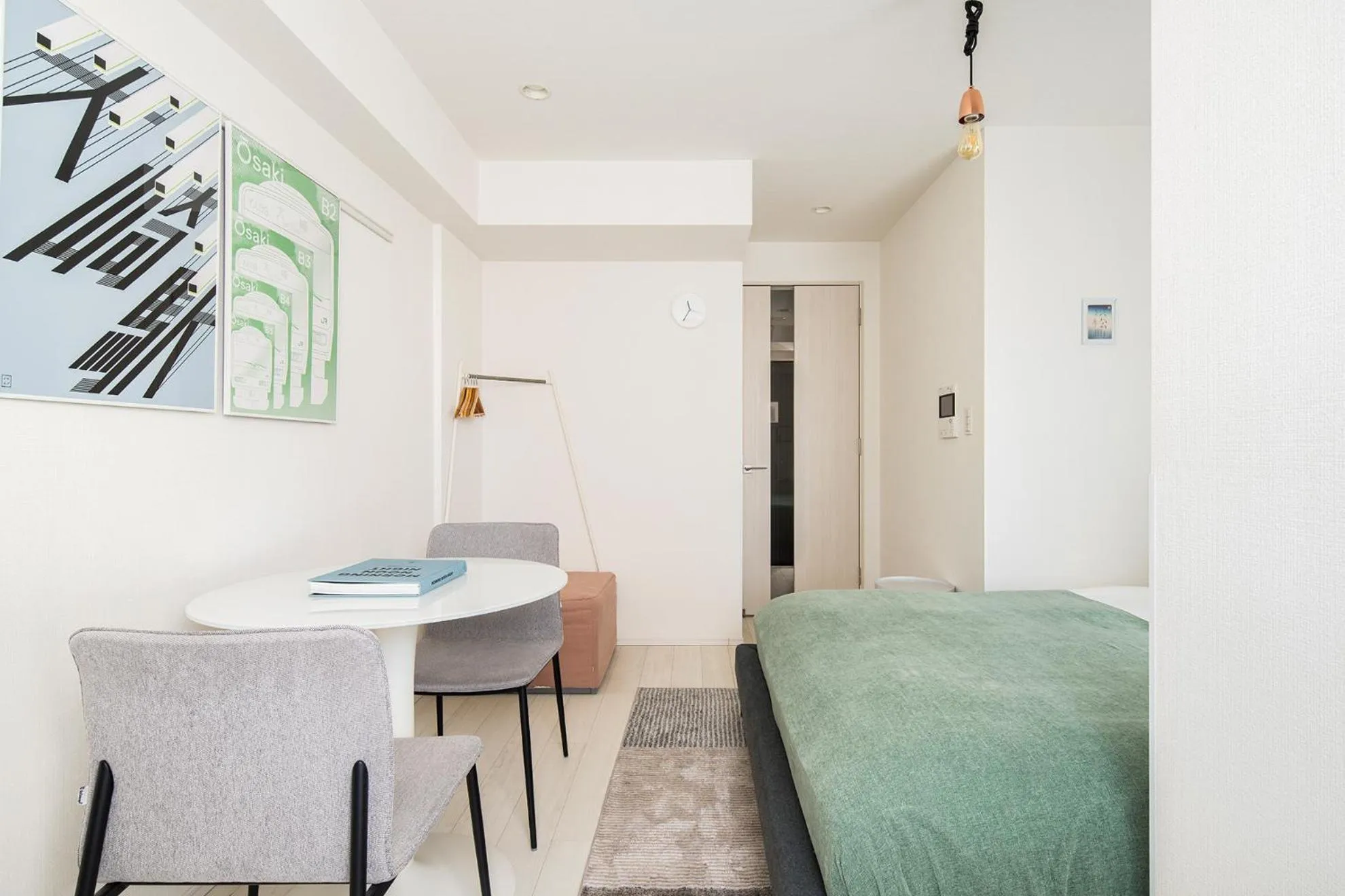 Living room, Bed in Section L Ginza East