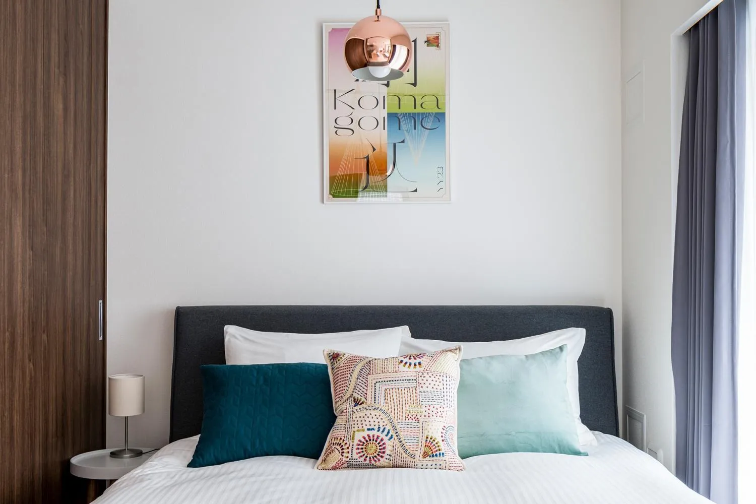 Bedroom, Bed in Section L Ginza East