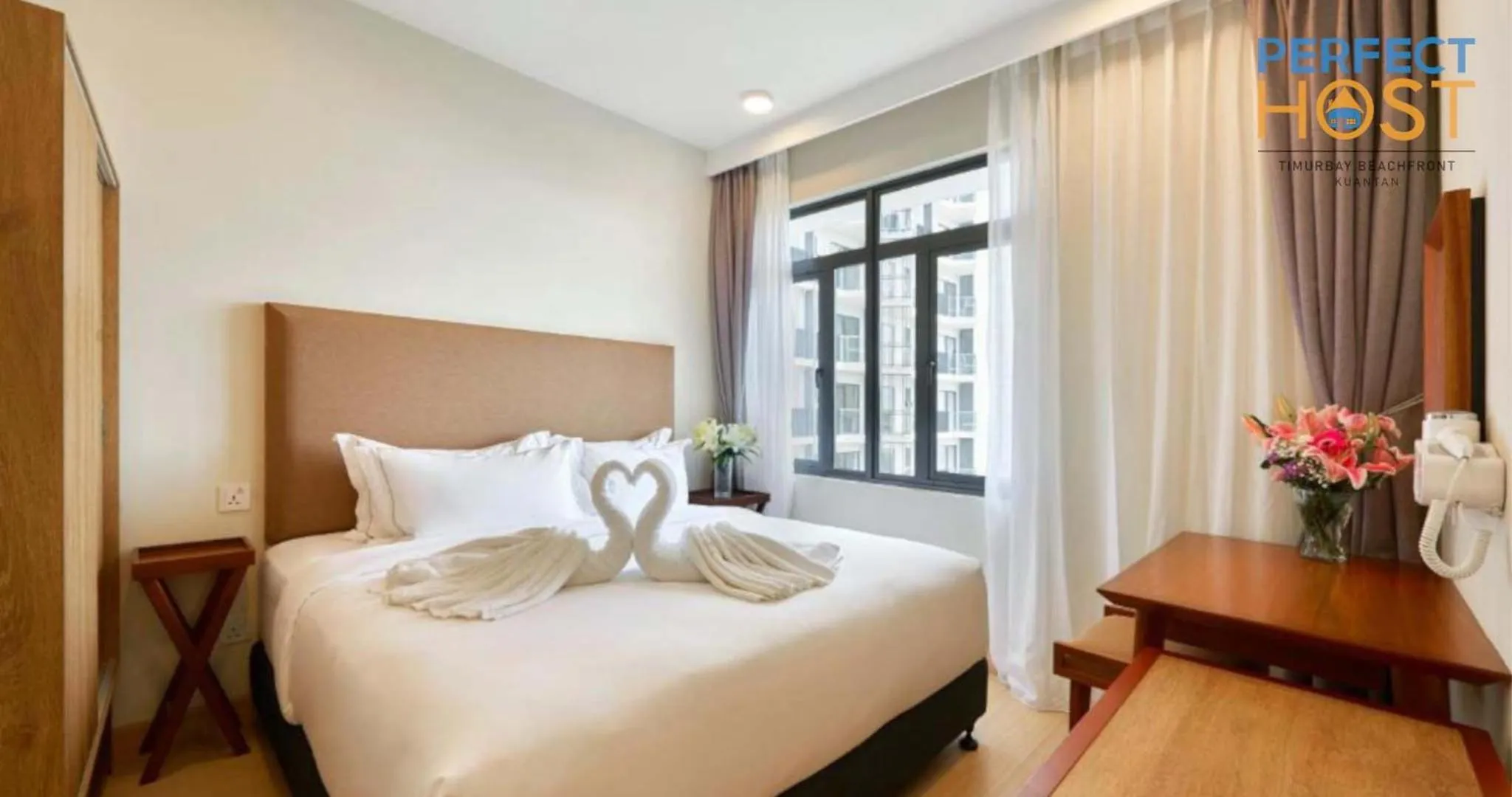 Bed in Timurbay Beachfront by Perfect Host