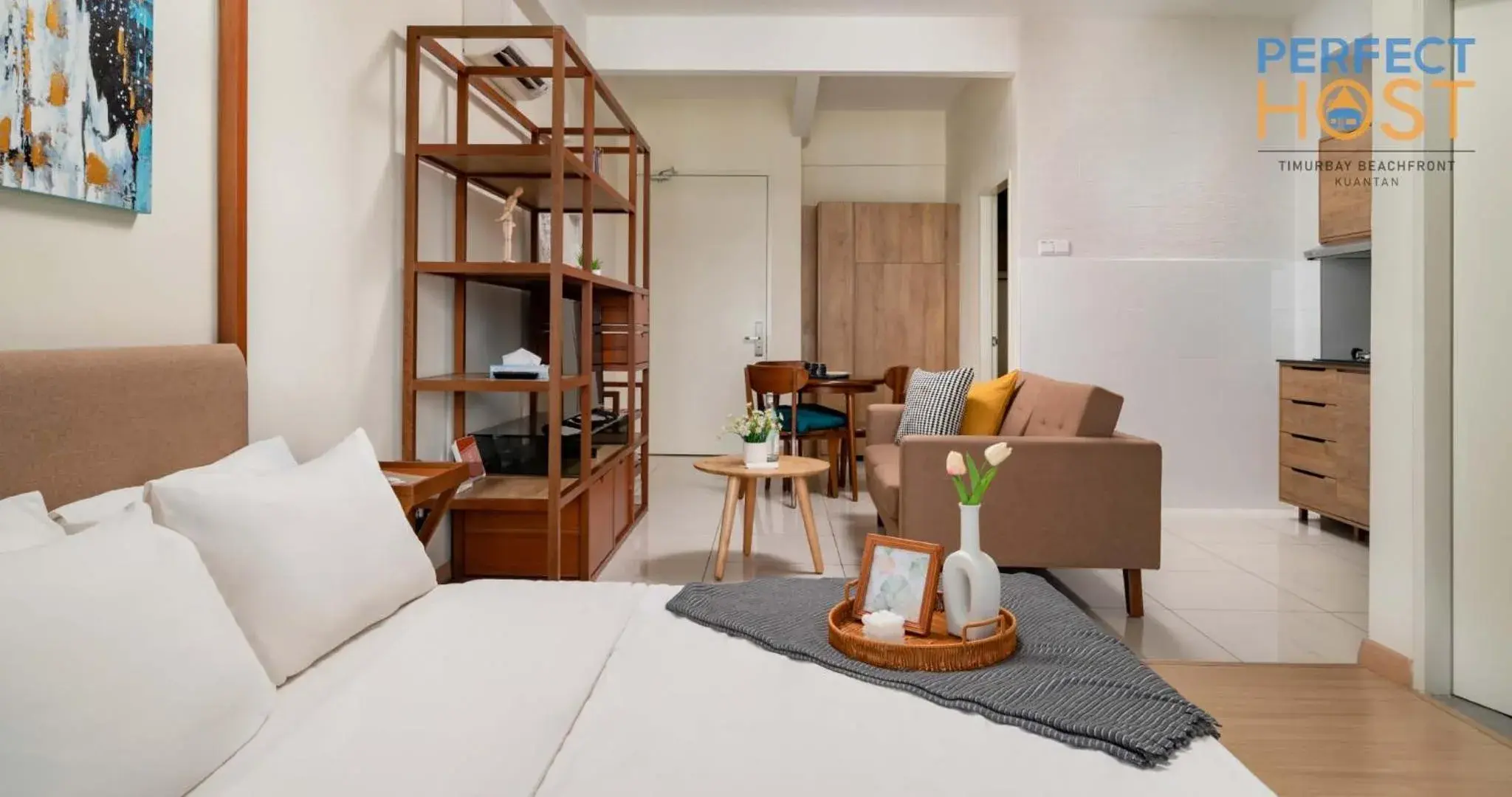 Bed in Timurbay Beachfront by Perfect Host Bed in Timurbay Beachfront by Perfect Host