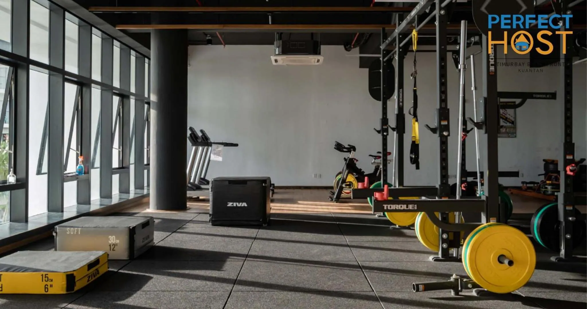 Fitness centre/facilities in Timurbay Beachfront by Perfect Host