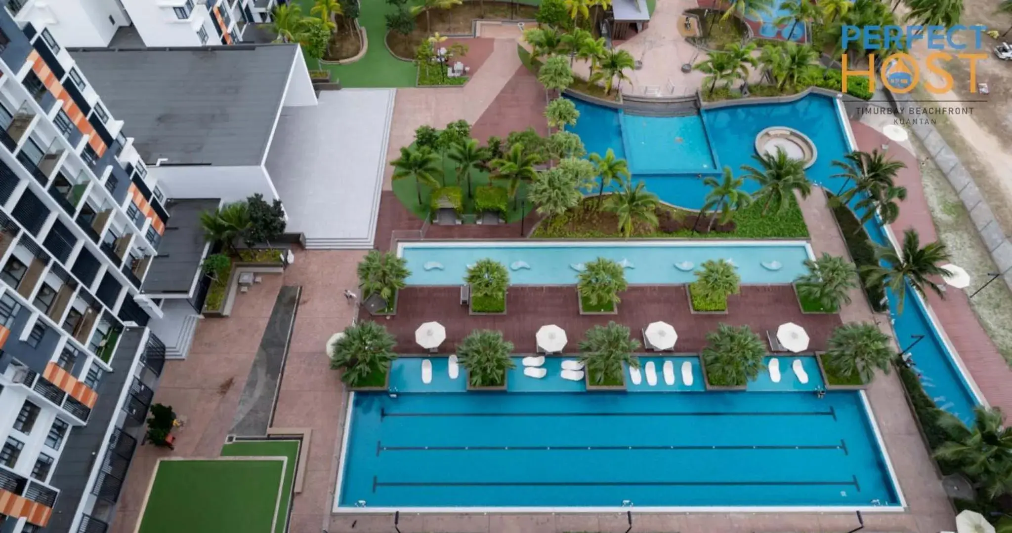 Property building in Timurbay Beachfront by Perfect Host Property building in Timurbay Beachfront by Perfect Host
