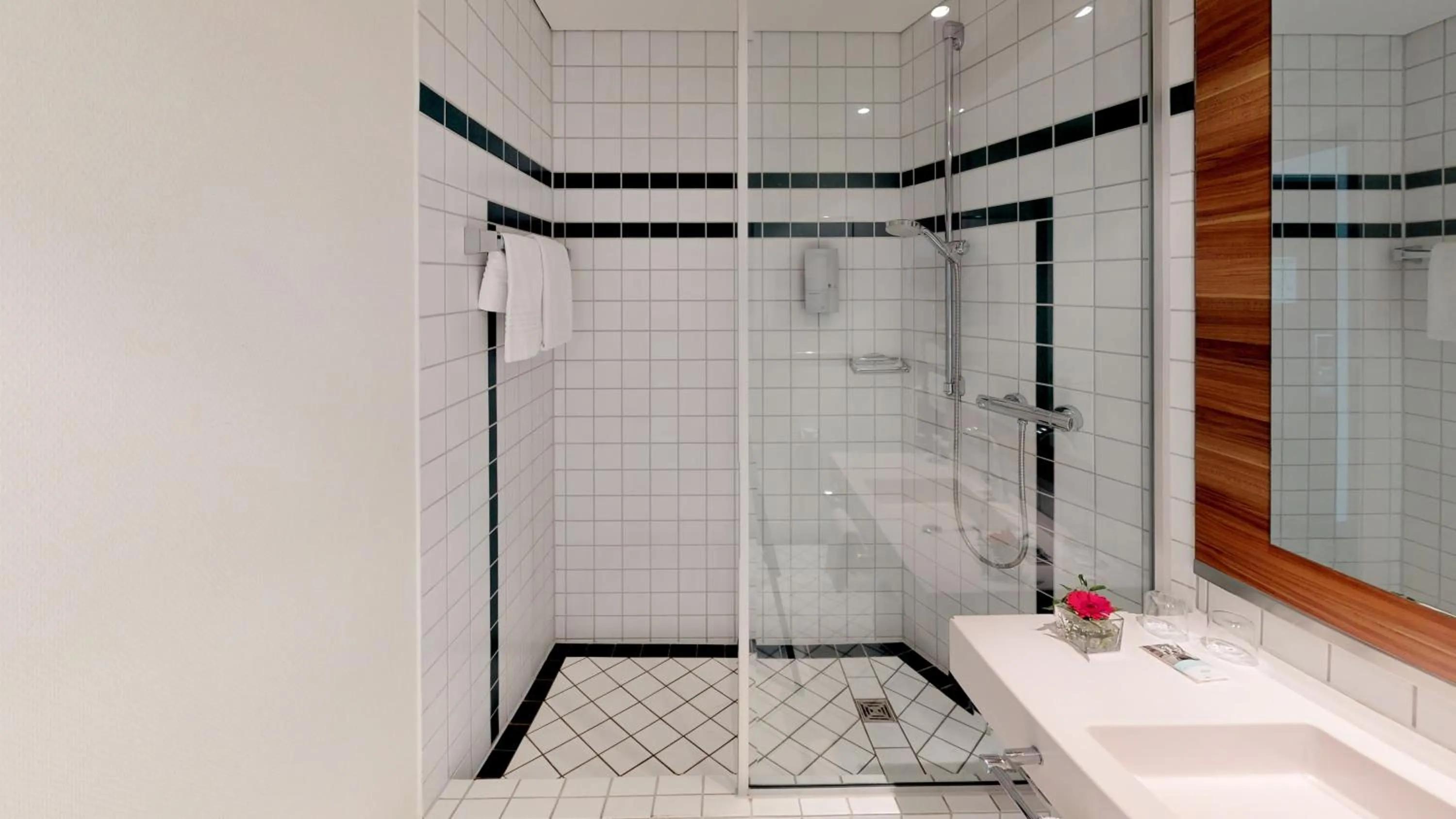 Shower in Mercure Tagungs- & Landhotel Krefeld