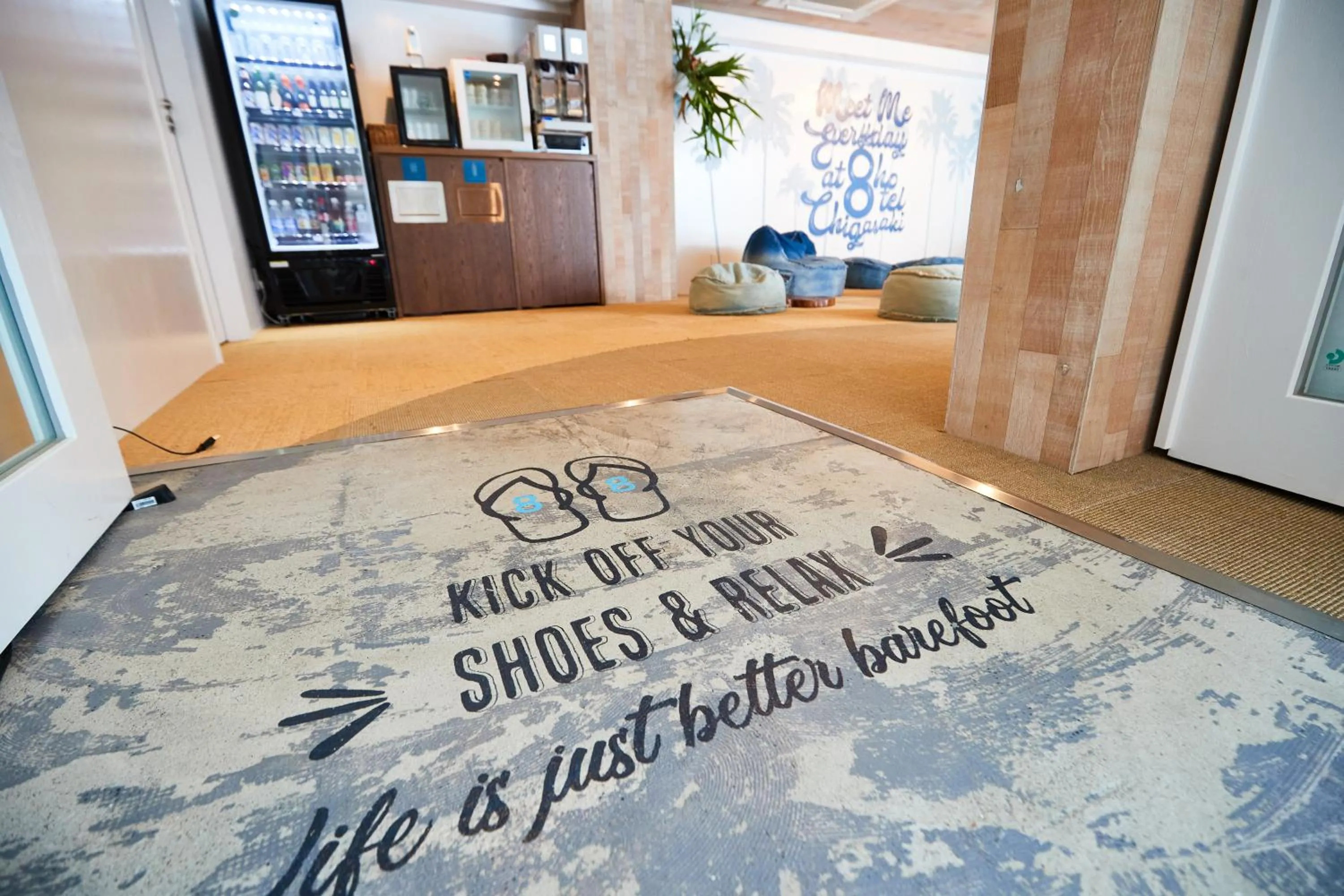 Lobby or reception in 8HOTEL Chigasaki