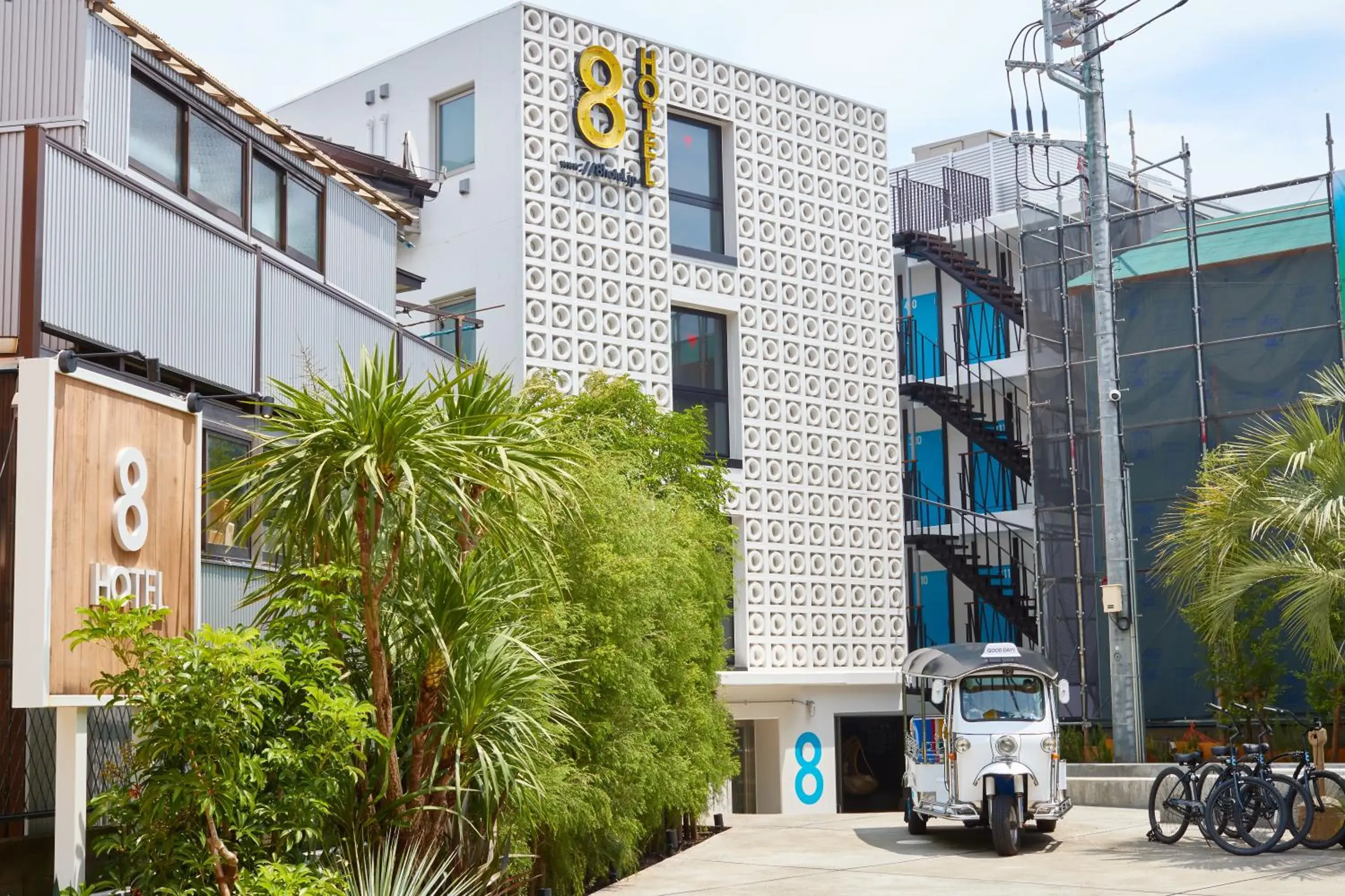 Property building in 8HOTEL Chigasaki Property building in 8HOTEL Chigasaki