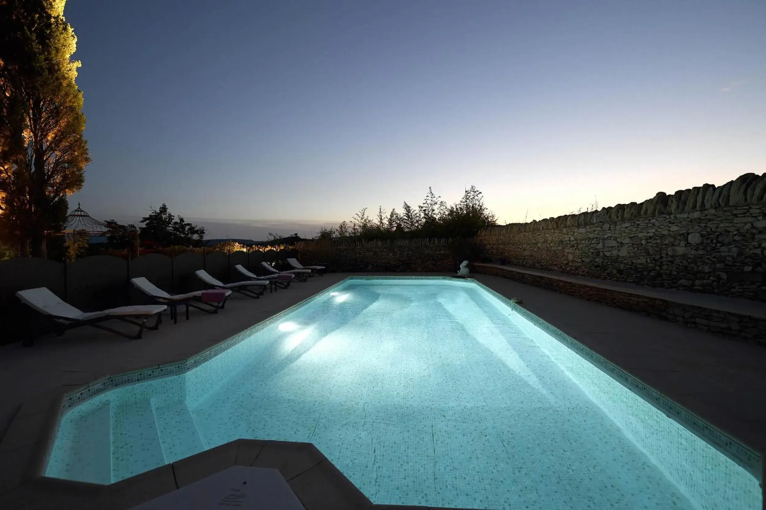 Pool view in Bastide des Demoiselles Pool view in Bastide des Demoiselles