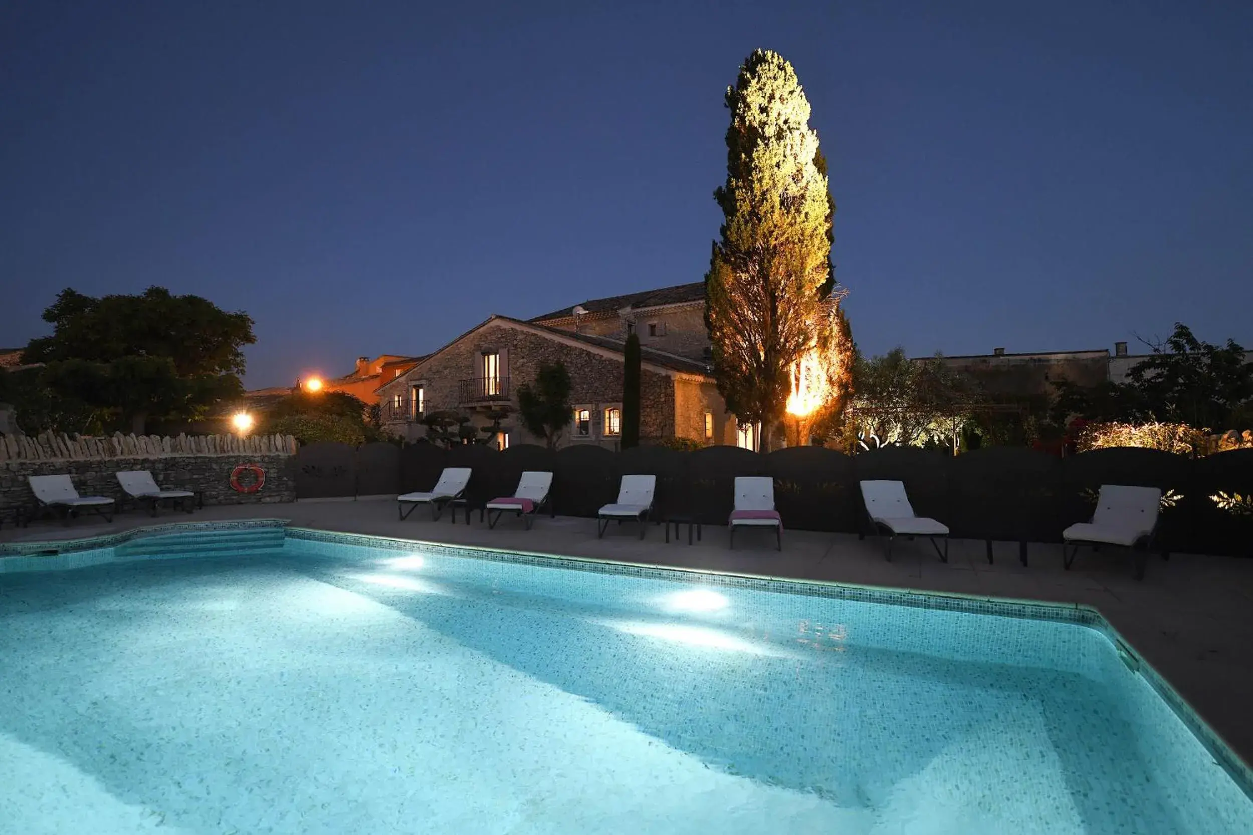Pool view in Bastide des Demoiselles Pool view in Bastide des Demoiselles