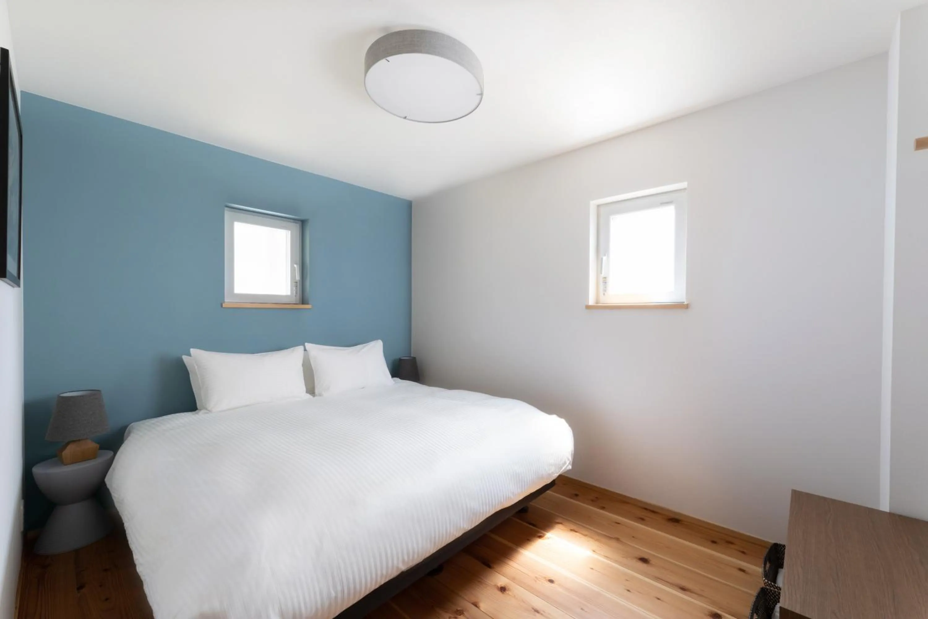 Bed in KAMOME SLOW HOTEL