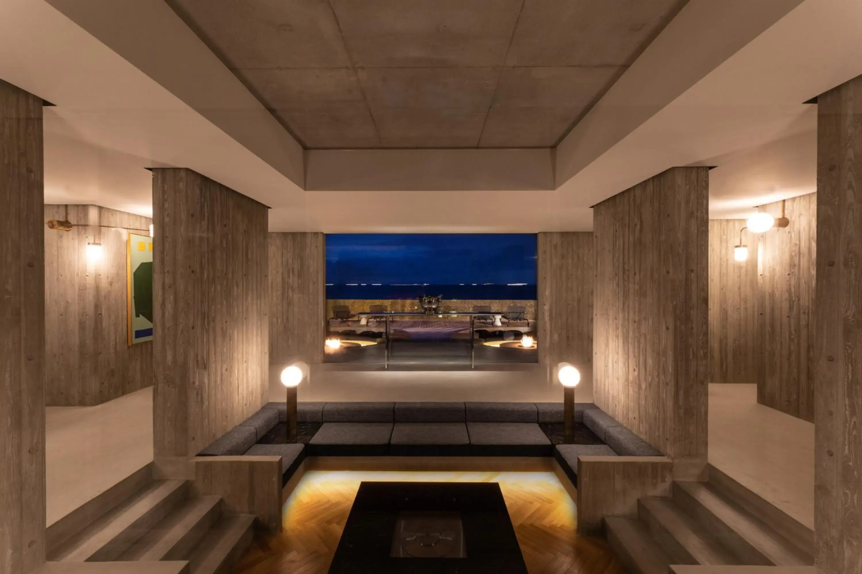 Night, Bed in KAMOME SLOW HOTEL Night, Bed in KAMOME SLOW HOTEL