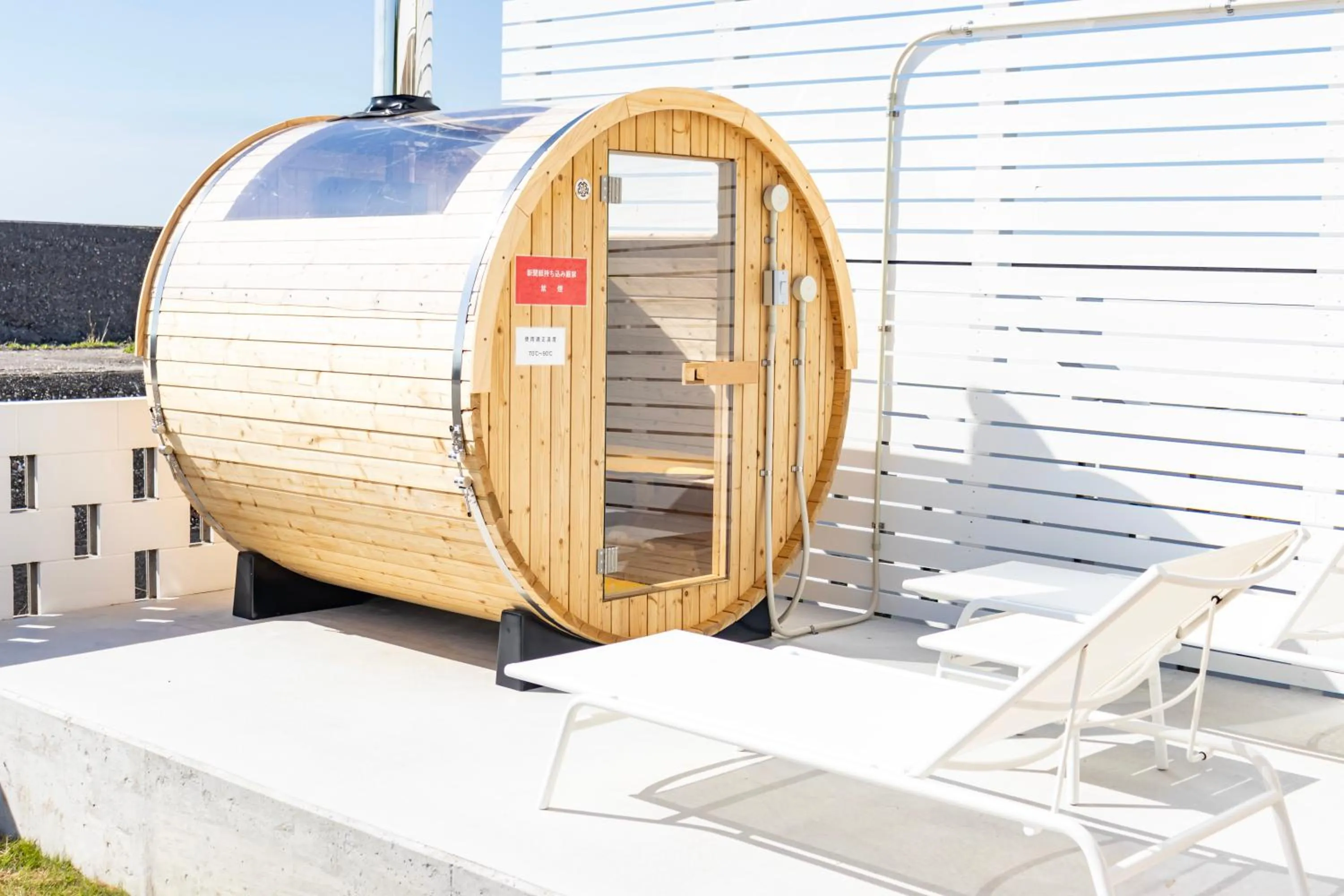 Sauna in KAMOME SLOW HOTEL