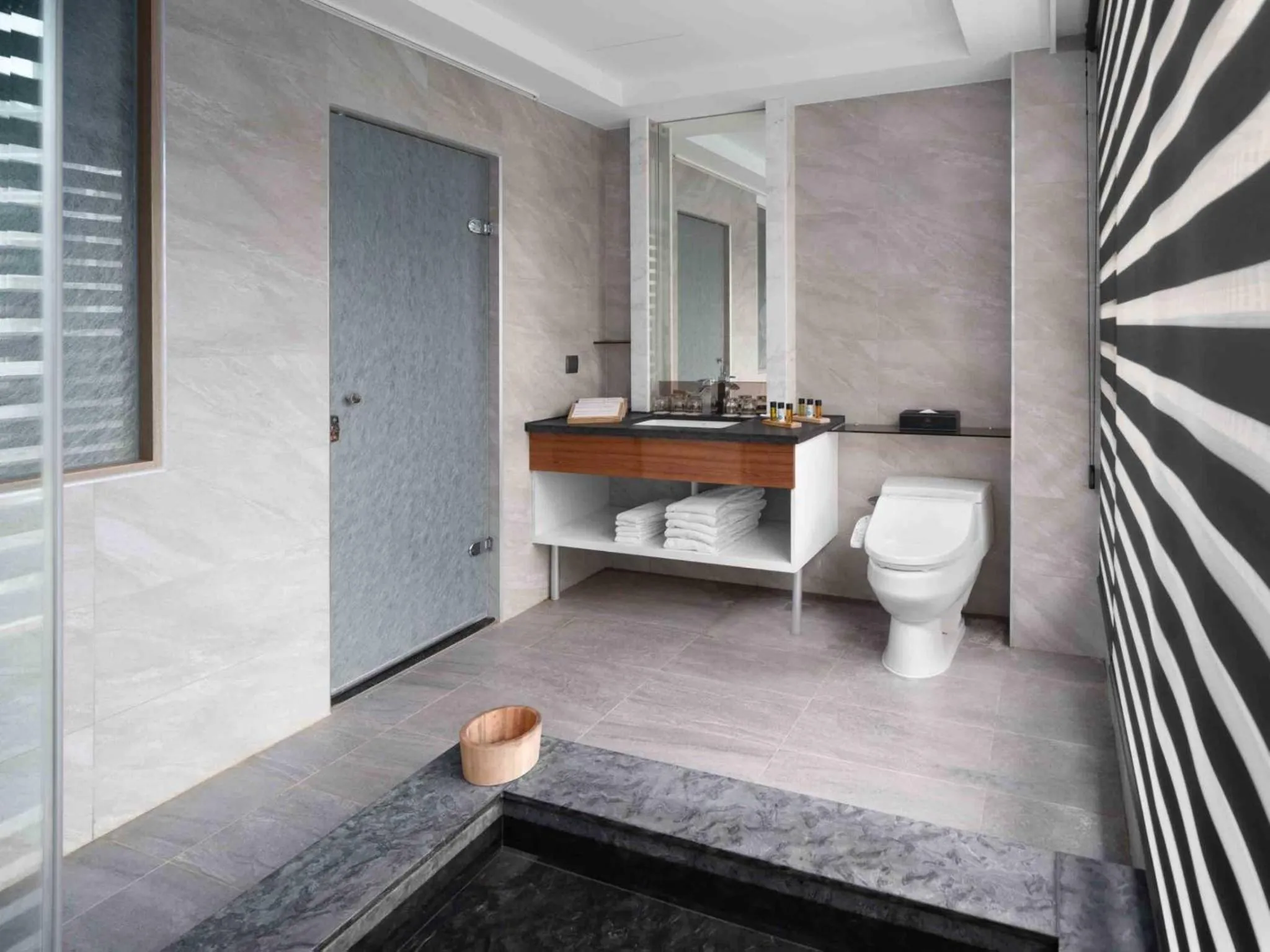 Bathroom in Gamalan Spring Hotel