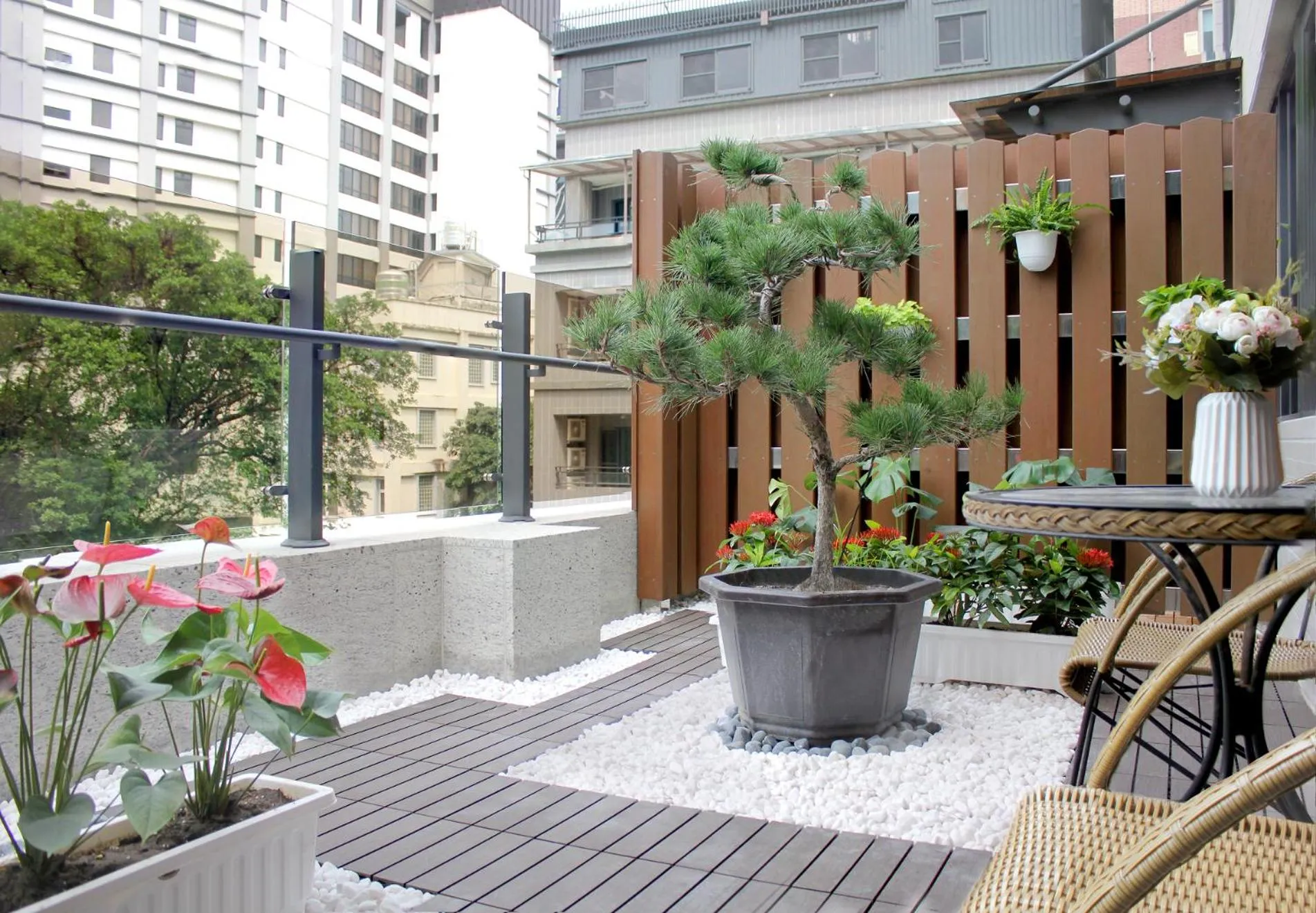 Balcony/Terrace in Gamalan Spring Hotel