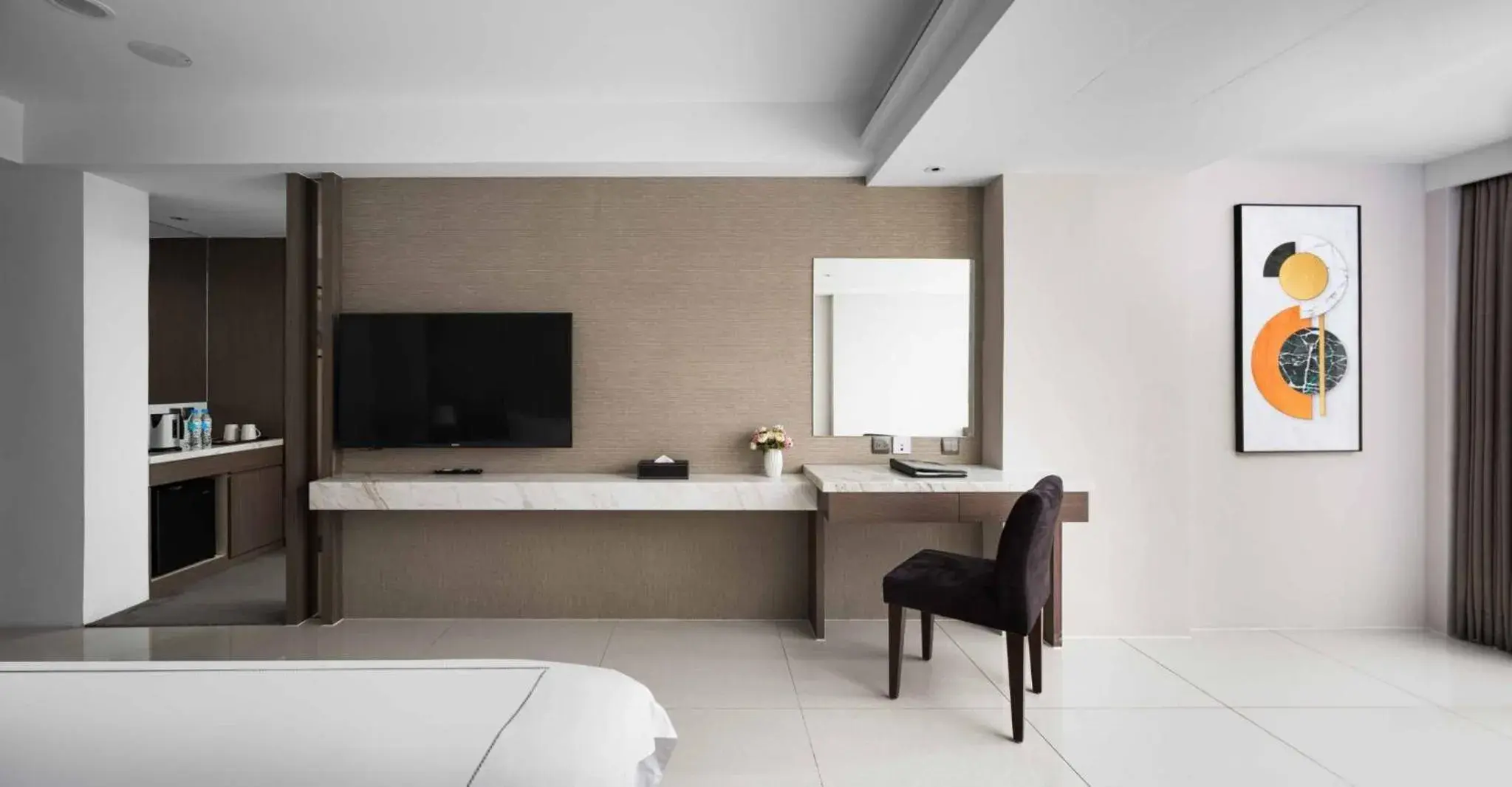 Seating area, Bed in Gamalan Spring Hotel Seating area, Bed in Gamalan Spring Hotel