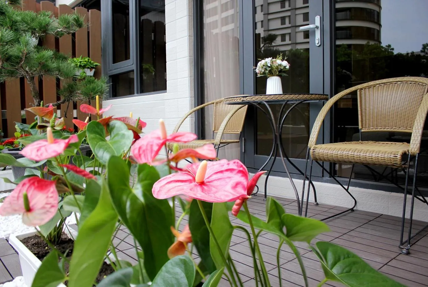 Balcony/Terrace in Gamalan Spring Hotel
