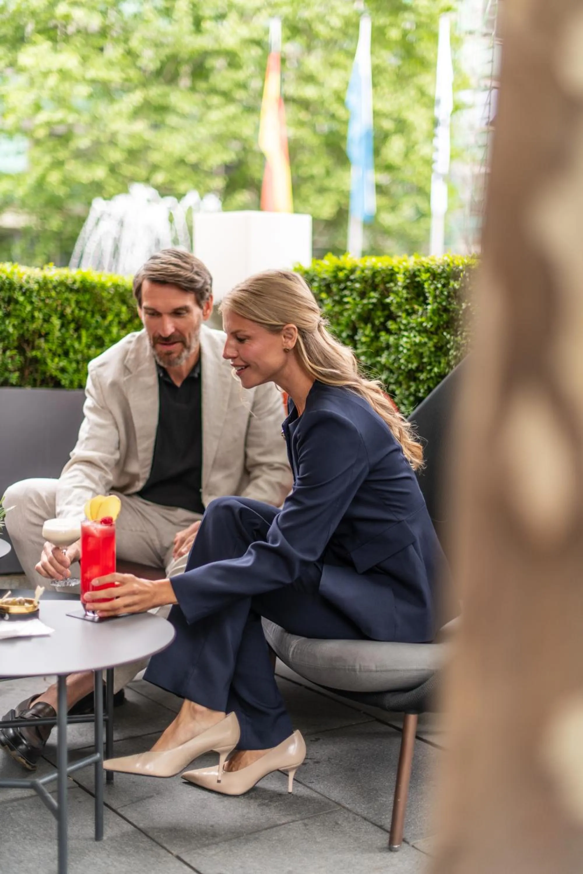 Lounge or bar in Sofitel Munich Bayerpost
