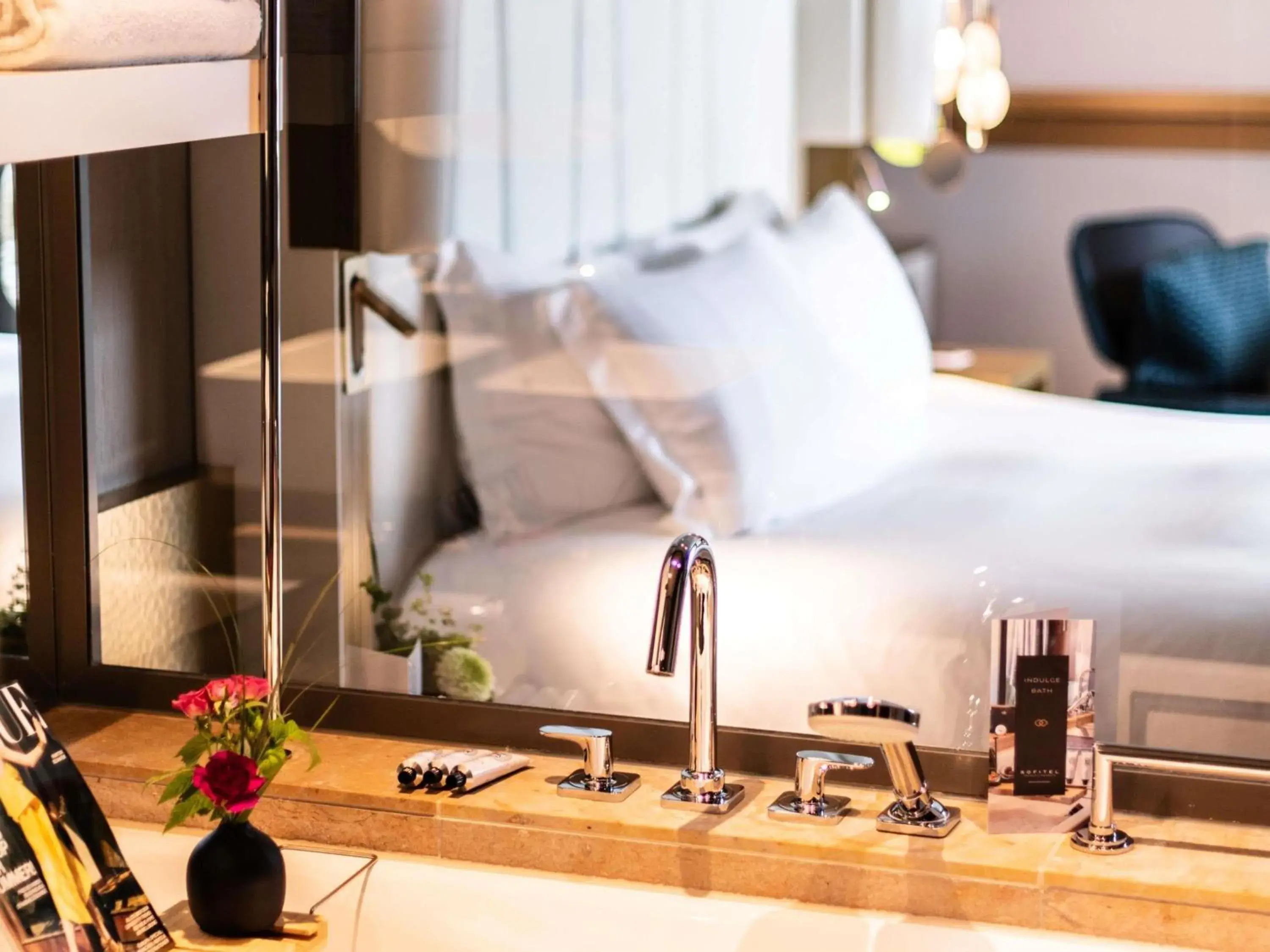 Bedroom, Bed in Sofitel Munich Bayerpost Bedroom, Bed in Sofitel Munich Bayerpost