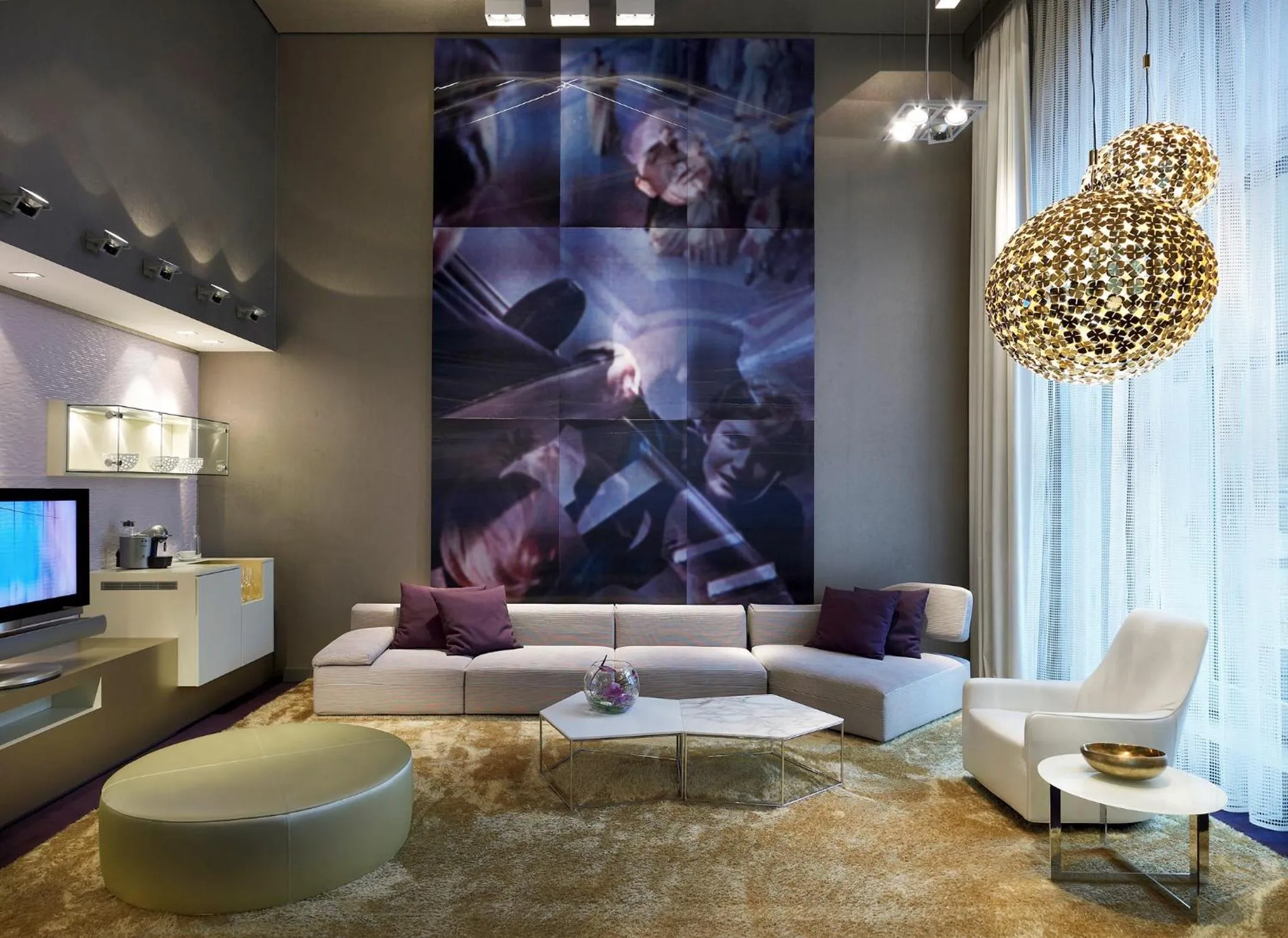 Living room in Sofitel Munich Bayerpost