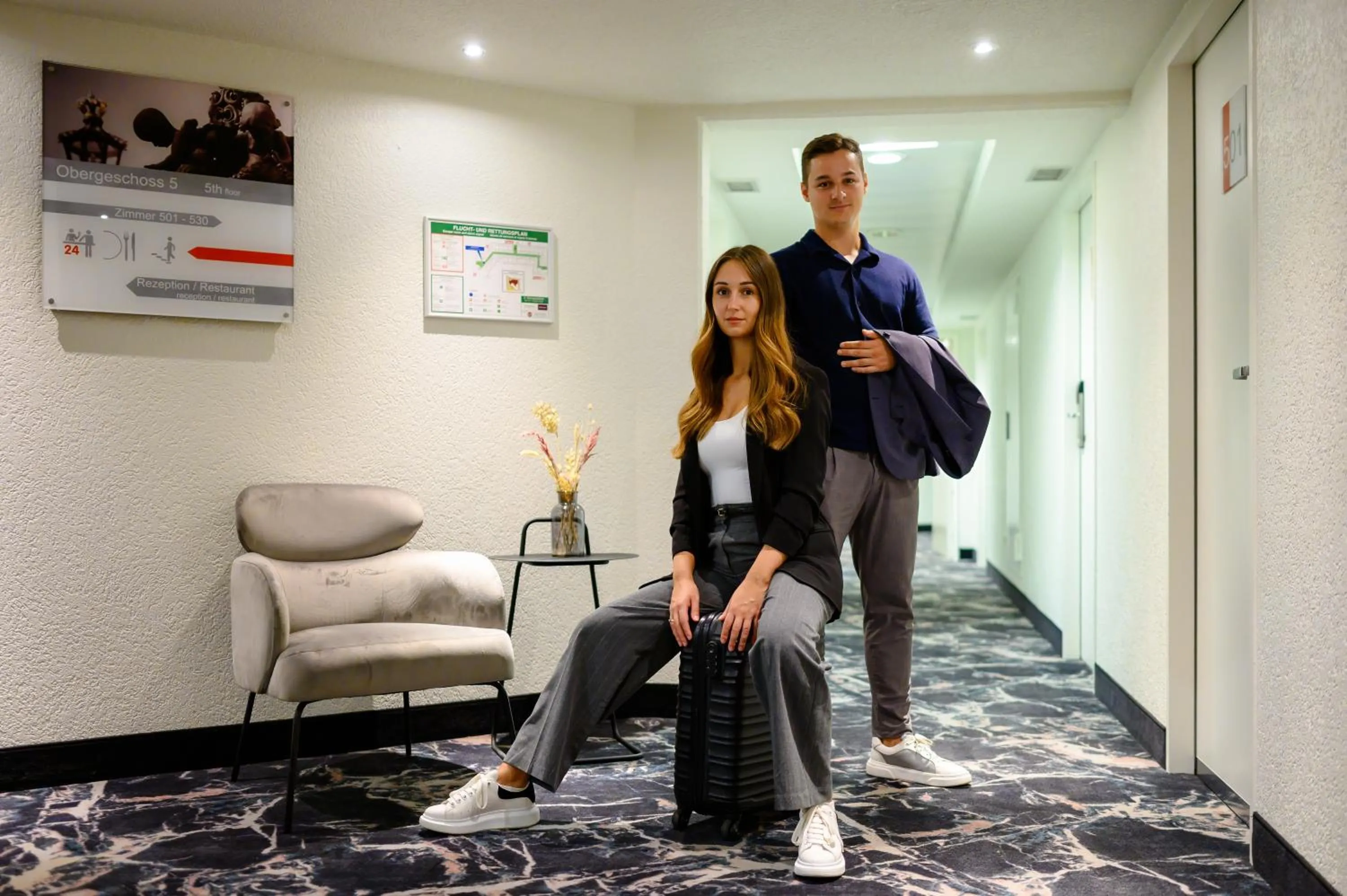 group of guests in Mercure Hotel Hannover City