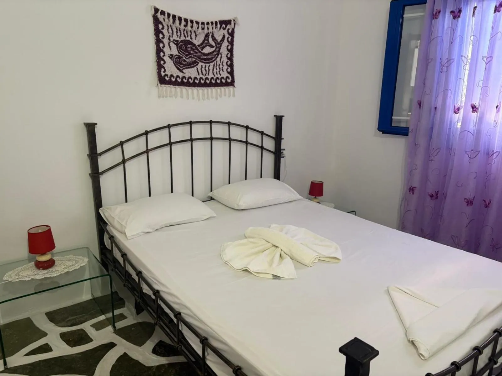 Bed in Anastasia Apartments