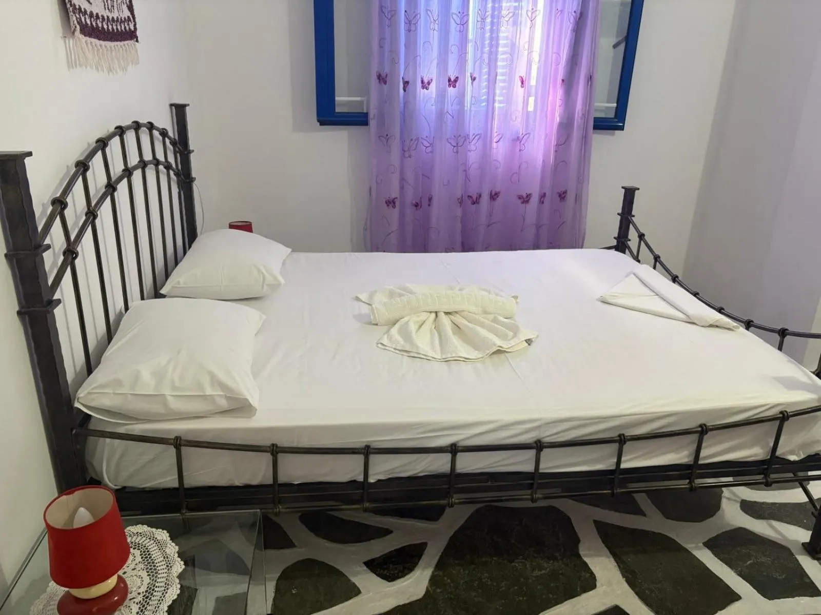 Bed in Anastasia Apartments