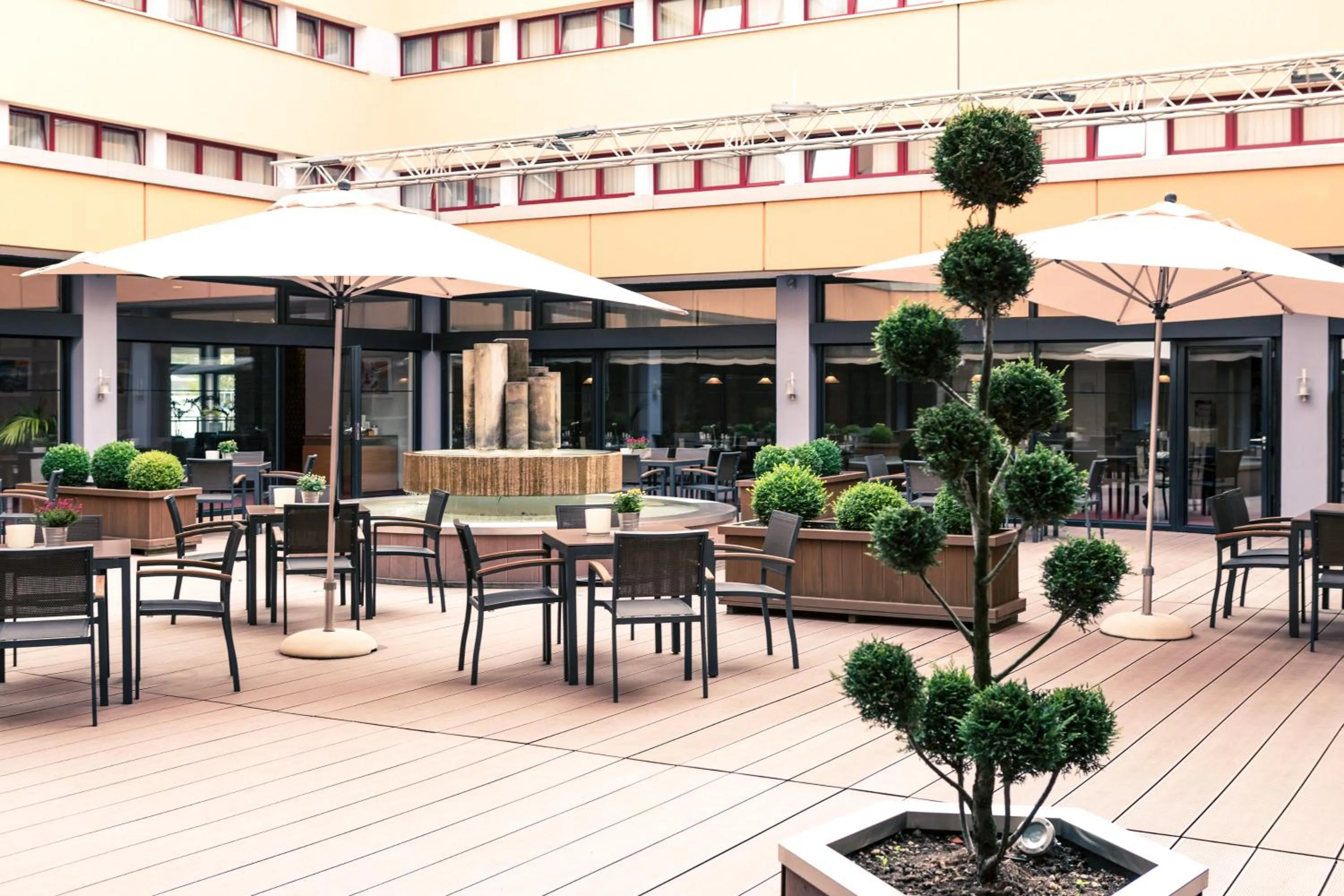 Patio in ACHAT Hotel Braunschweig