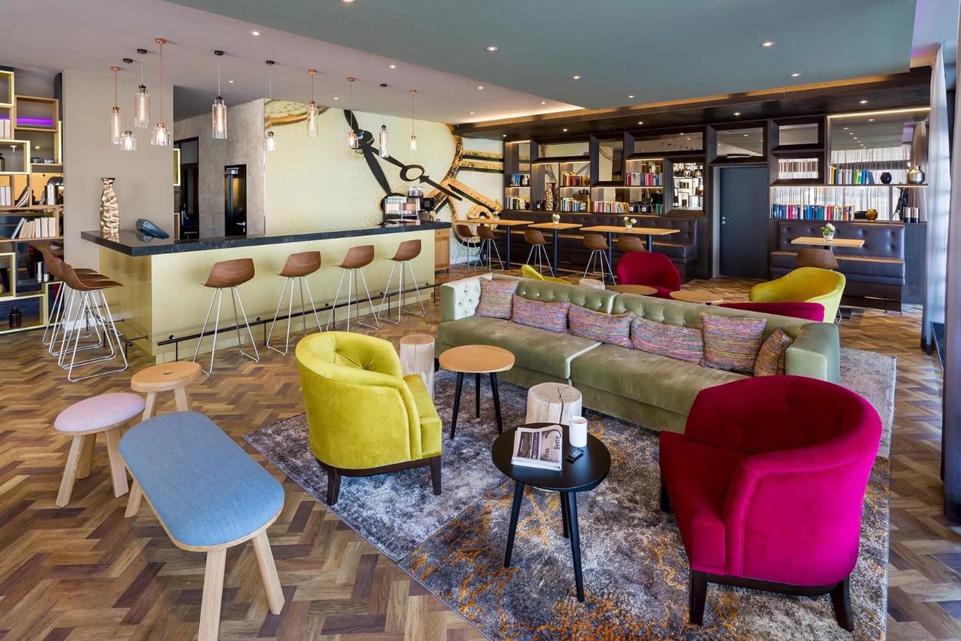 Lobby or reception in ACHAT Hotel Braunschweig