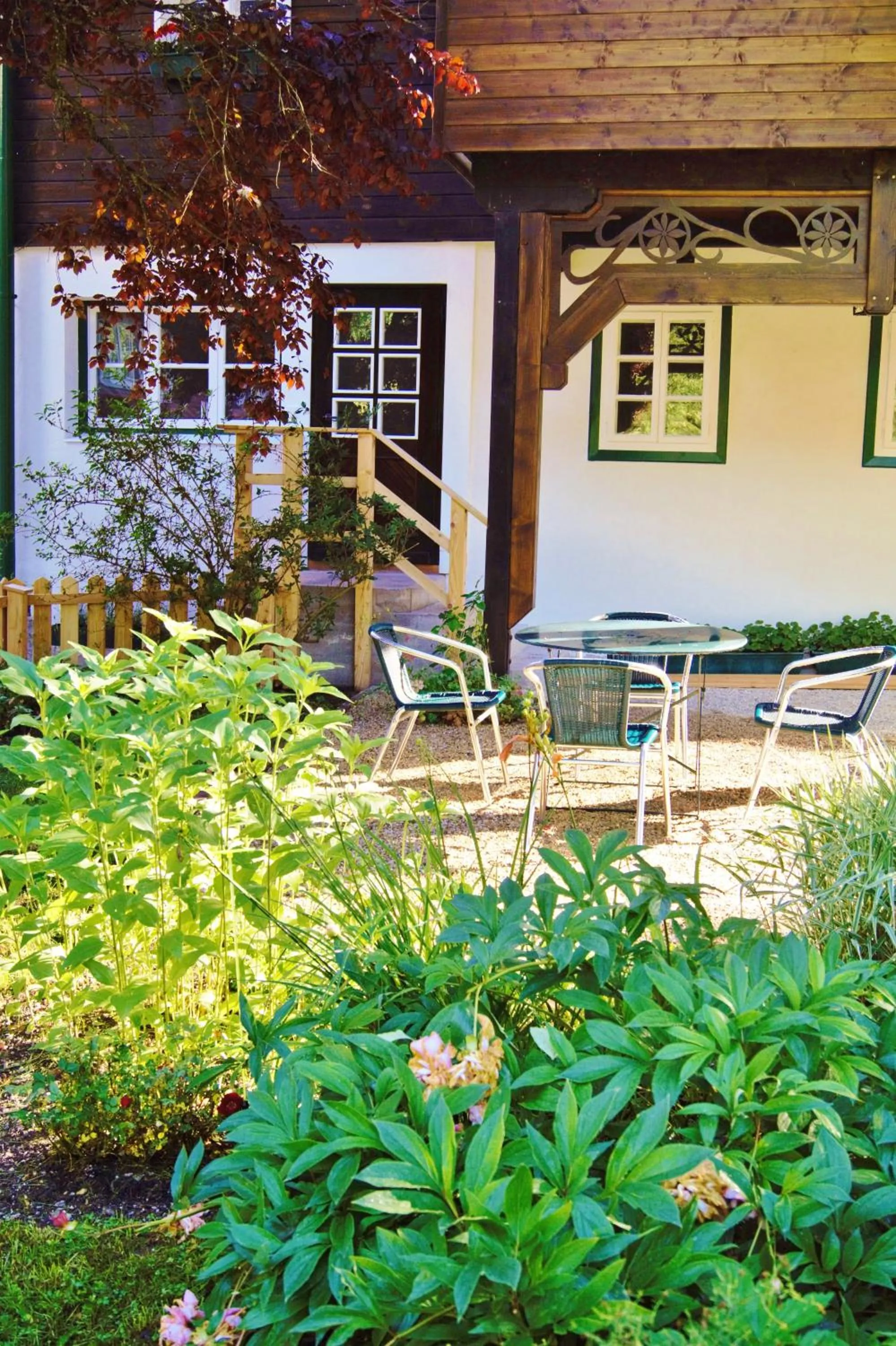 Garden in LANDSITZ OBERHOF petit hôtel