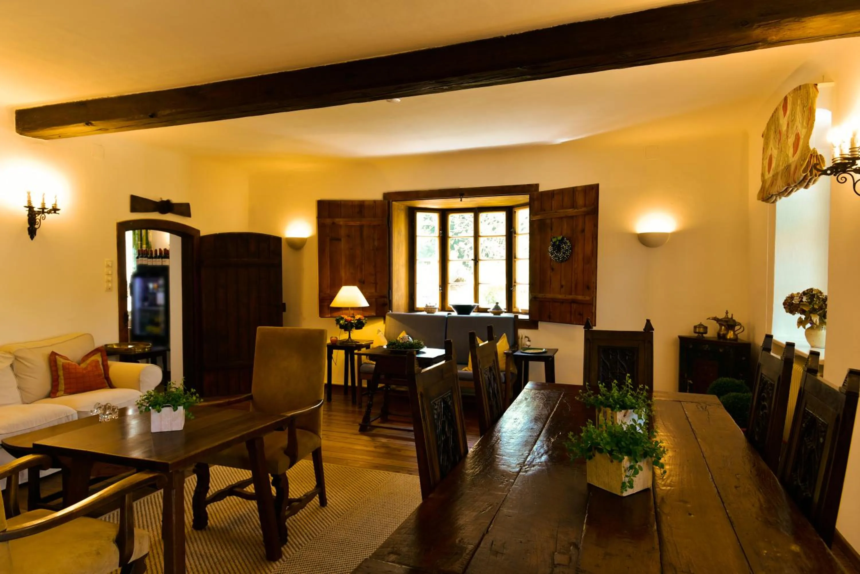 Restaurant/places to eat in LANDSITZ OBERHOF petit hôtel