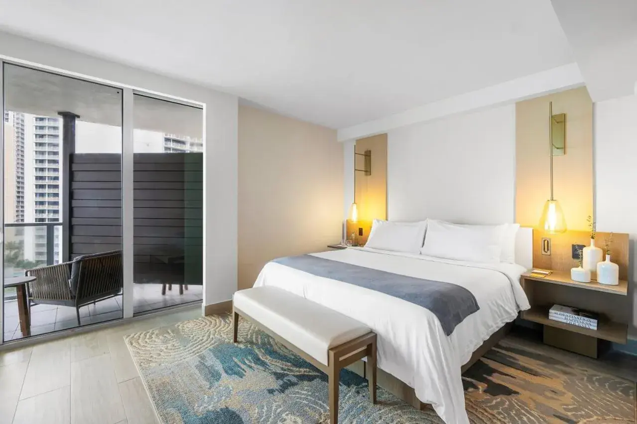 Bed in Amrit Ocean Resort & Residences Singer Island Bed in Amrit Ocean Resort & Residences Singer Island