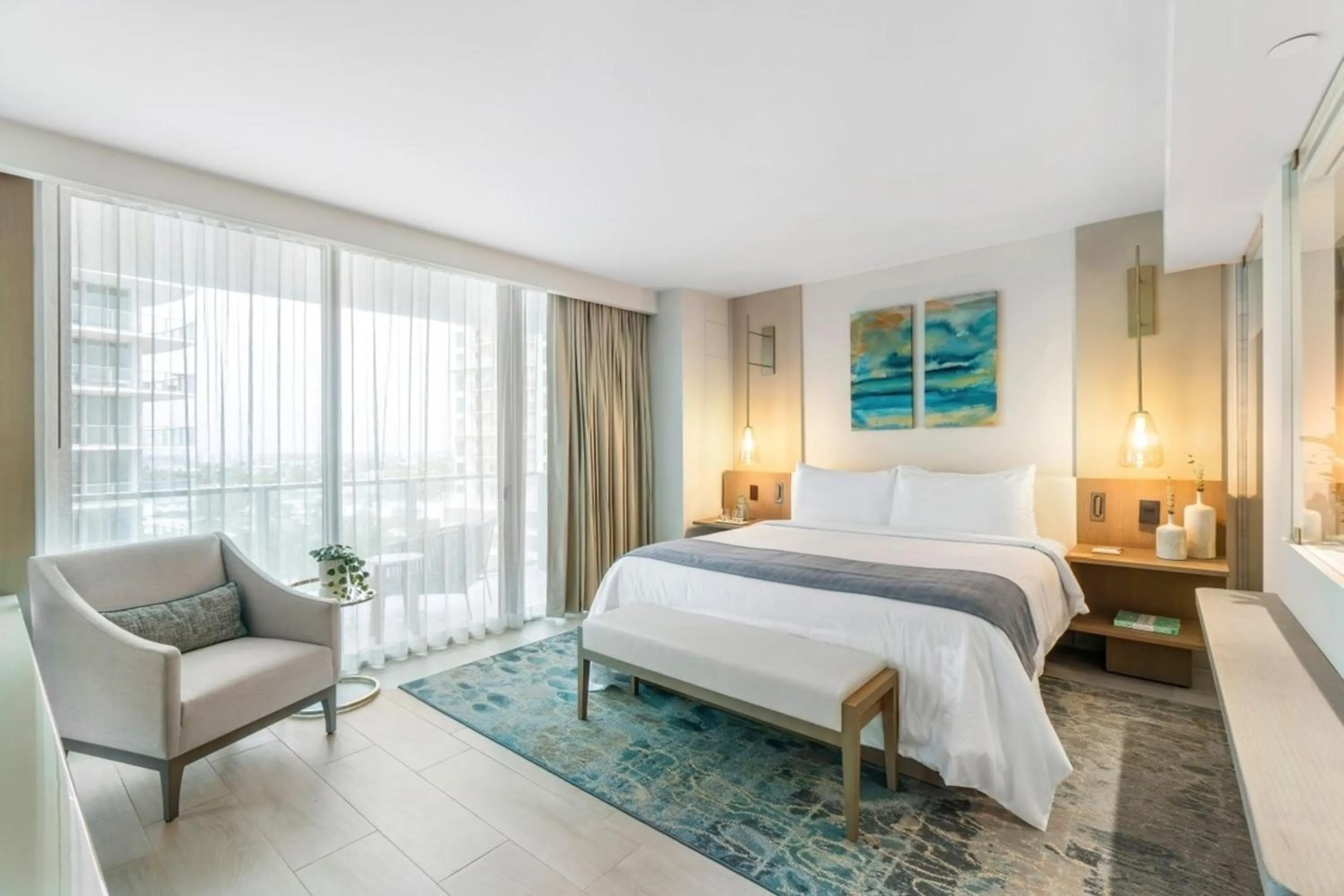 Bed in Amrit Ocean Resort & Residences Singer Island
