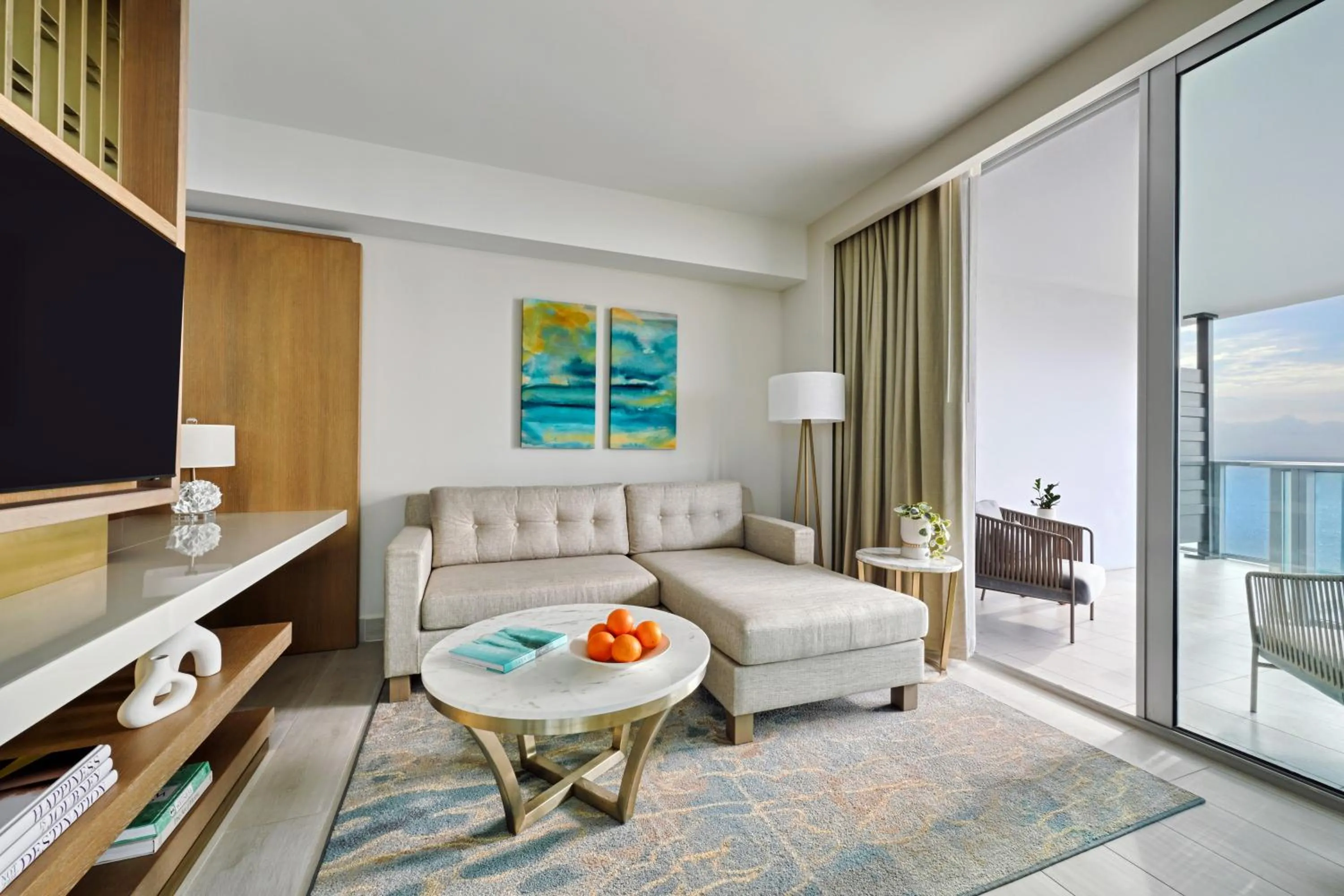 Living room in Amrit Ocean Resort & Residences Singer Island