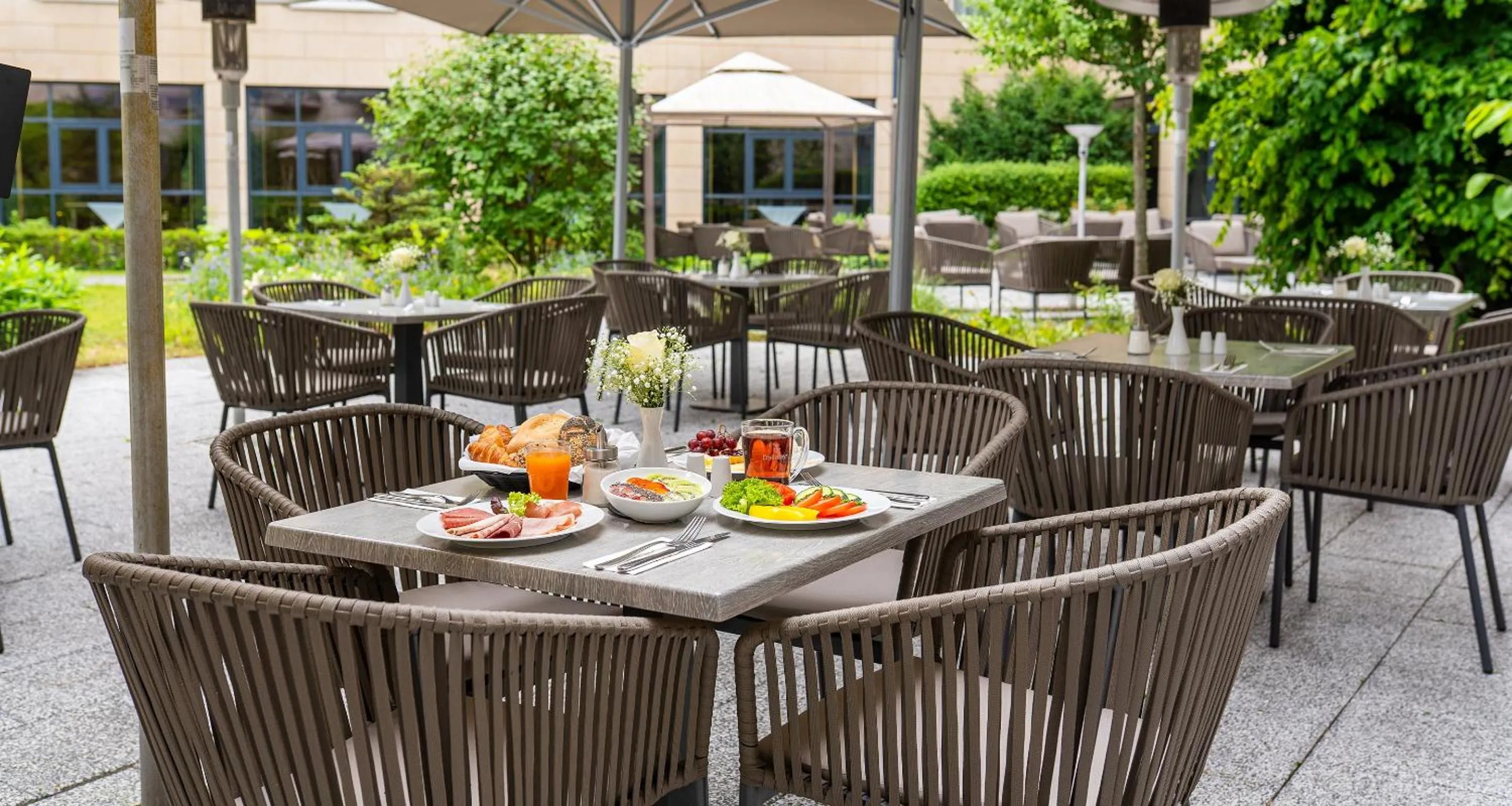 Balcony/Terrace in Victor's Residenz-Hotel Berlin Mitte