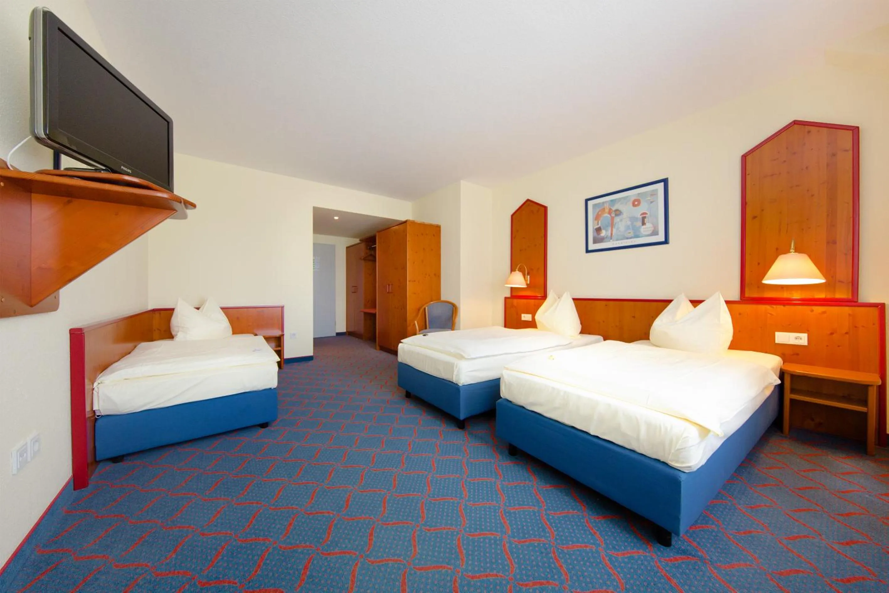 Bed in Hotel Montana