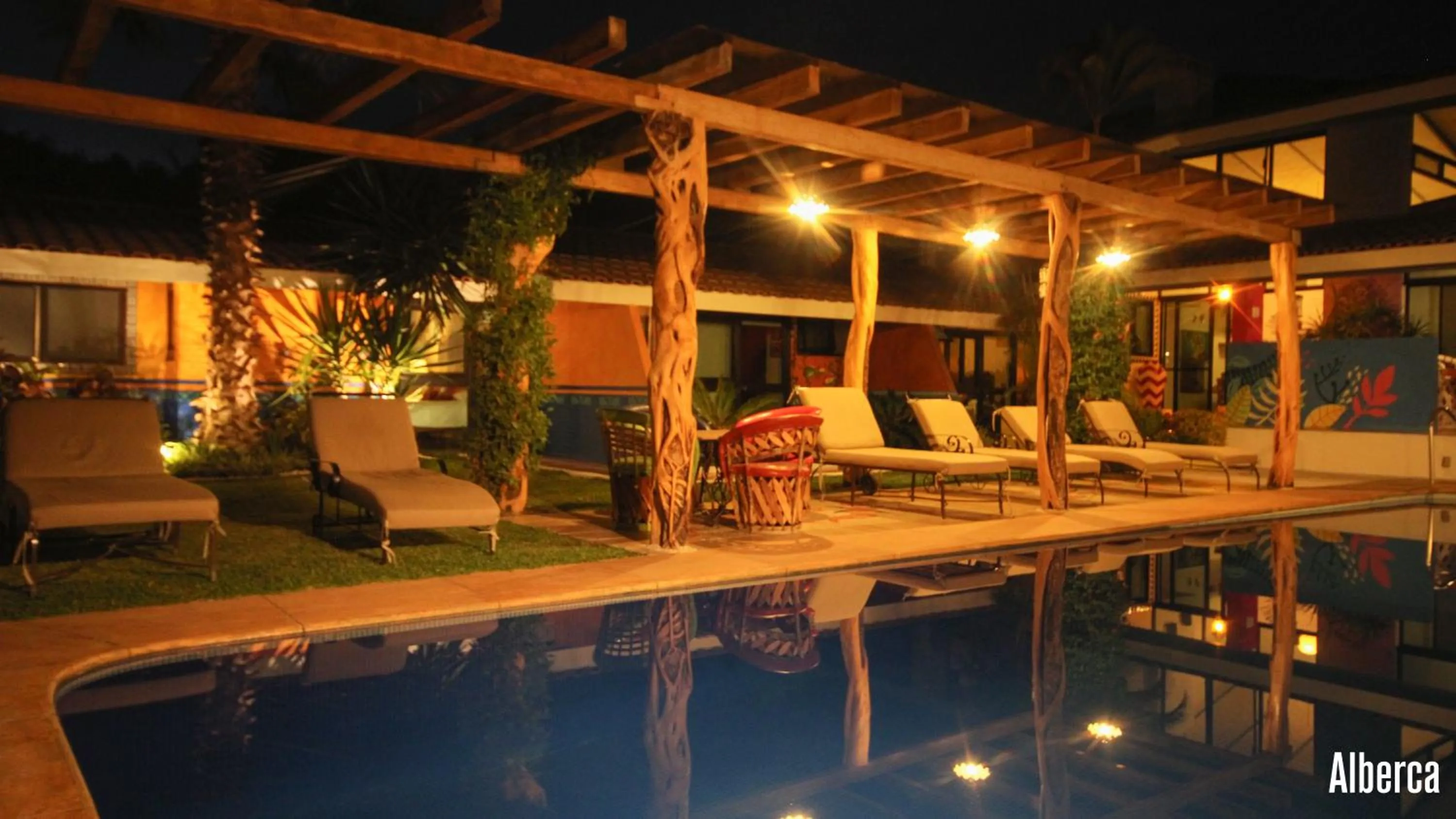 Swimming pool in Hotel Boutique Casa Copal