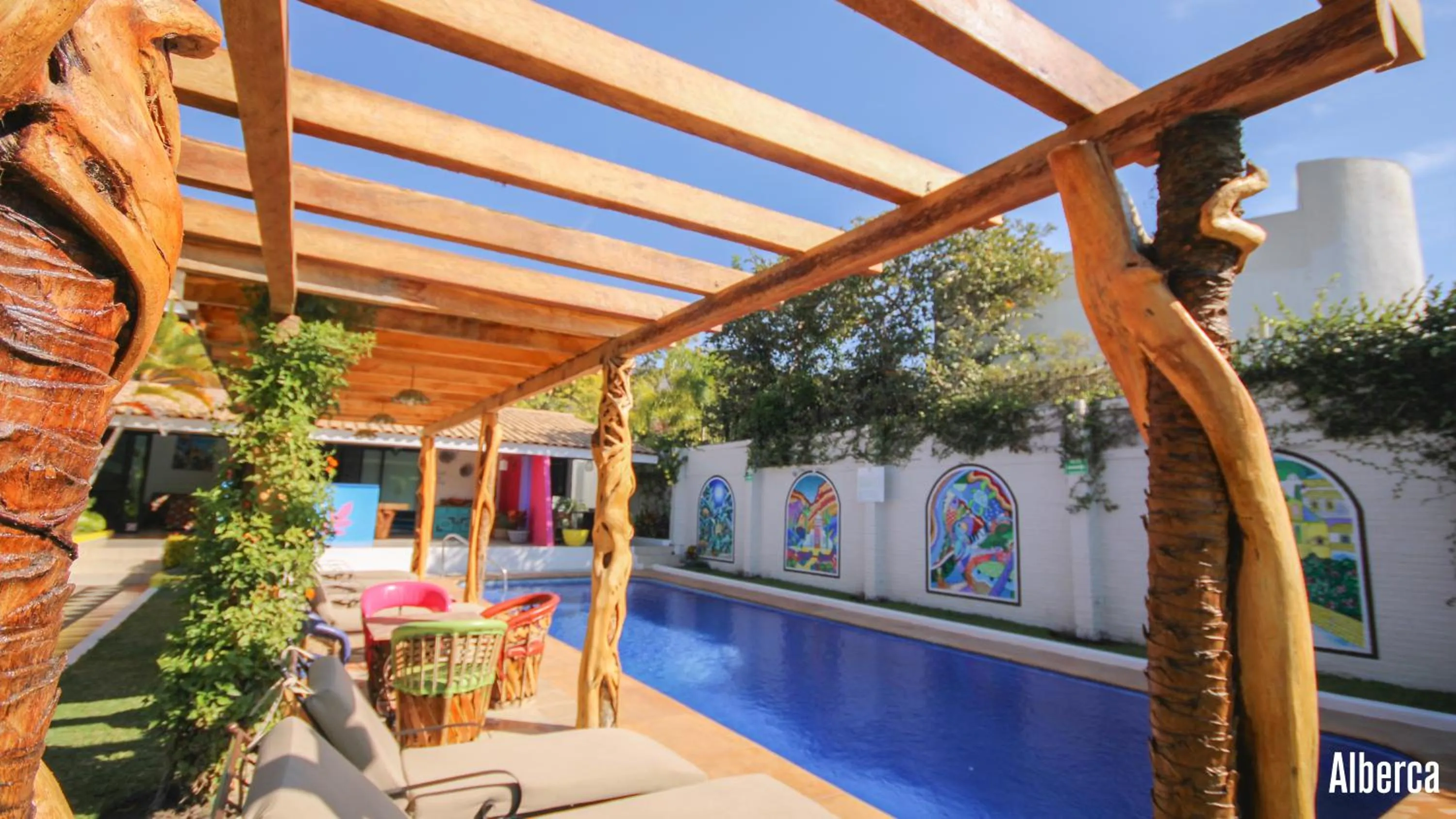 Patio in Hotel Boutique Casa Copal