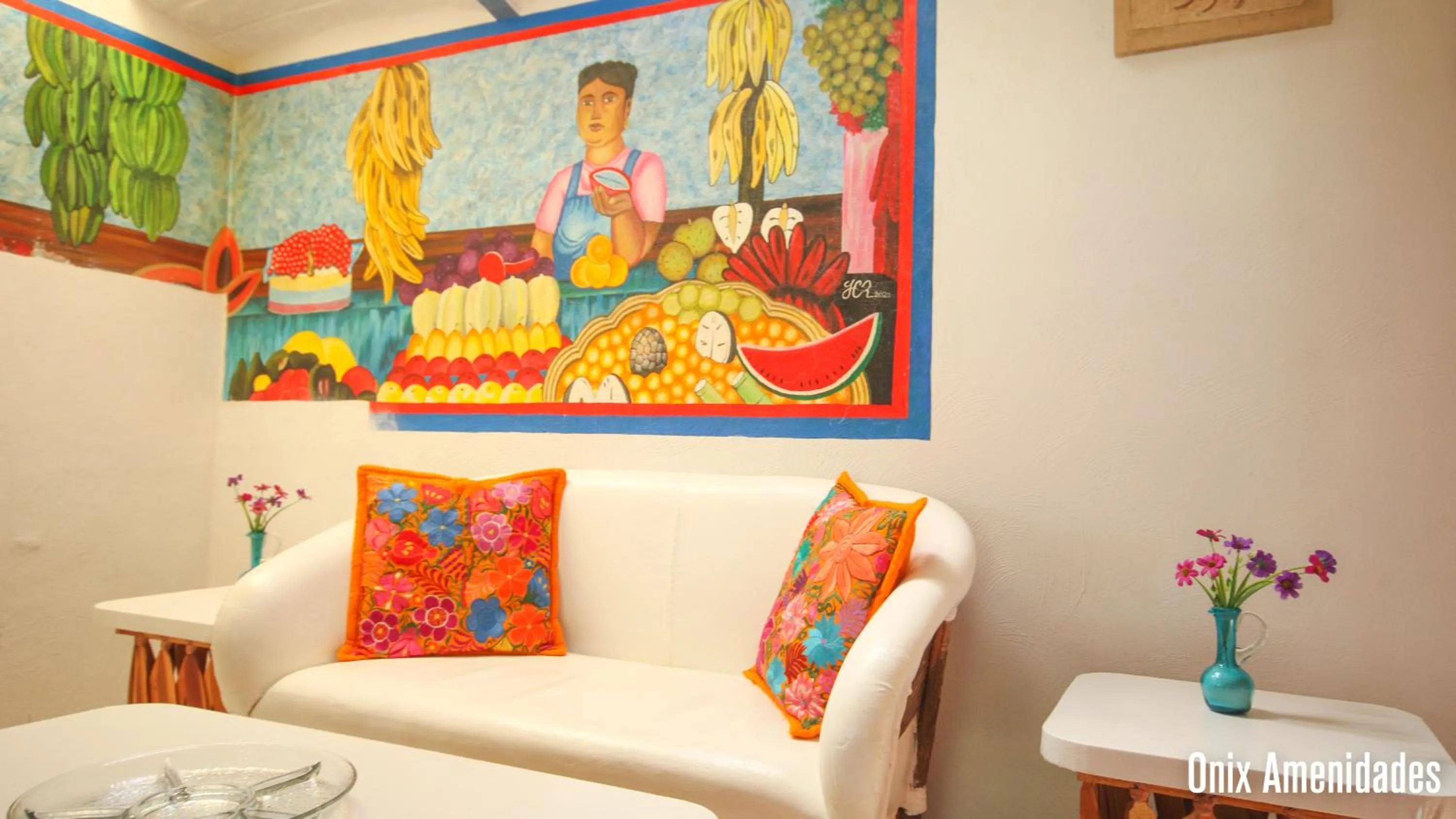 Seating area in Hotel Boutique Casa Copal