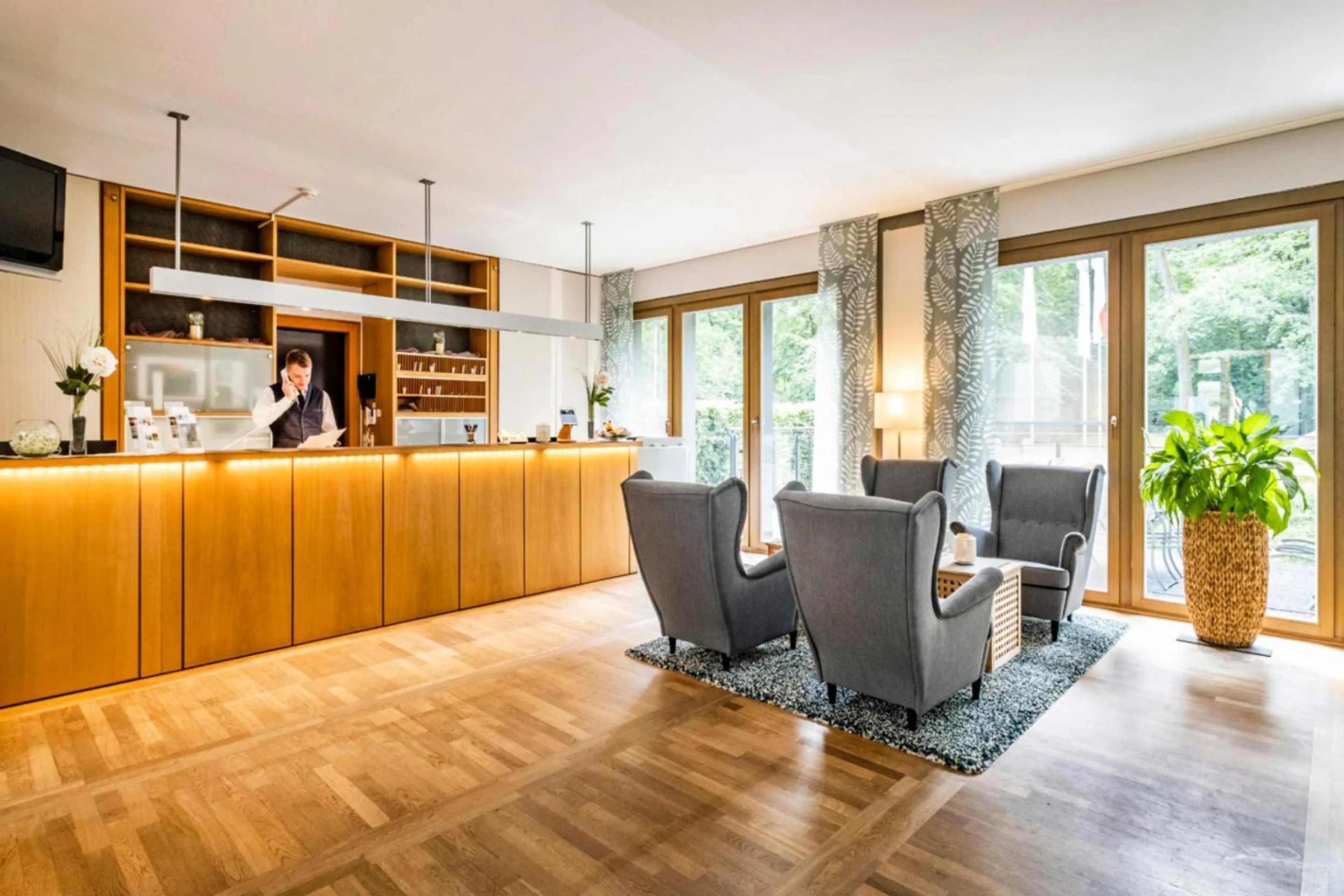 Lobby or reception in Ringhotel Schorfheide I Waldresort Werbellinsee