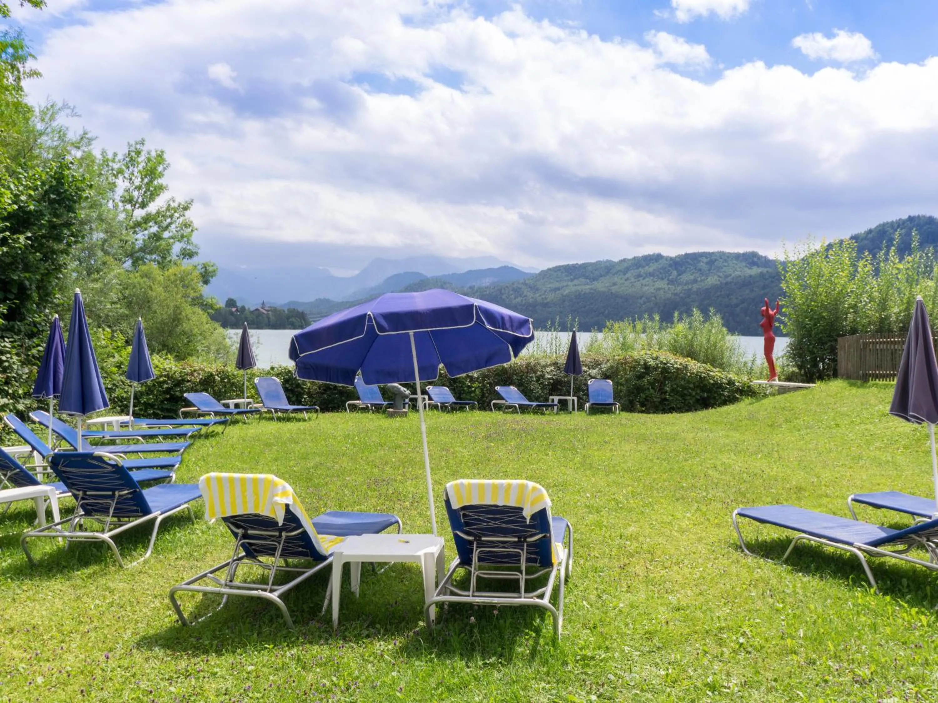 Garden in Appartement-Hotel Seespitz
