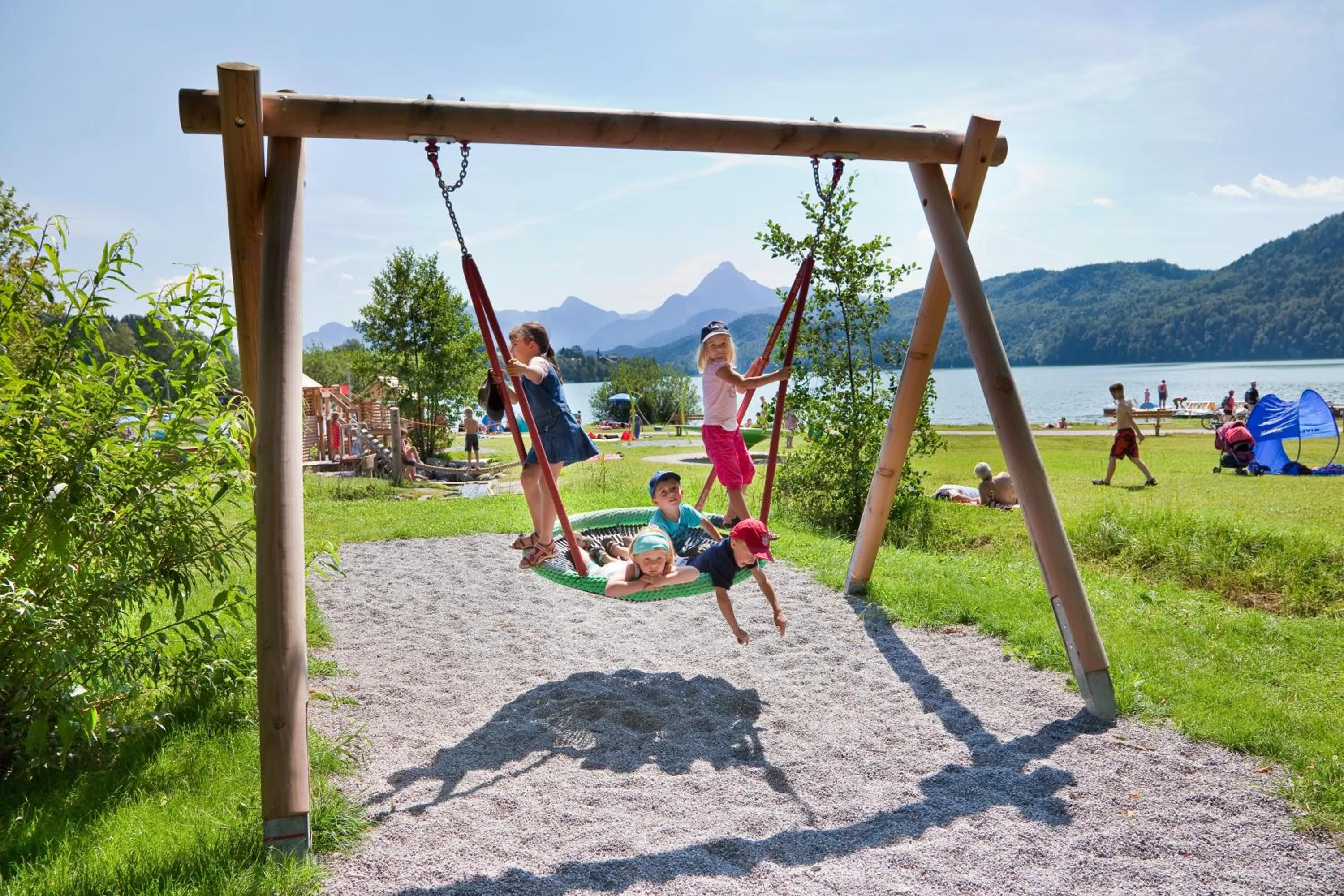 Children play ground in Appartement-Hotel Seespitz