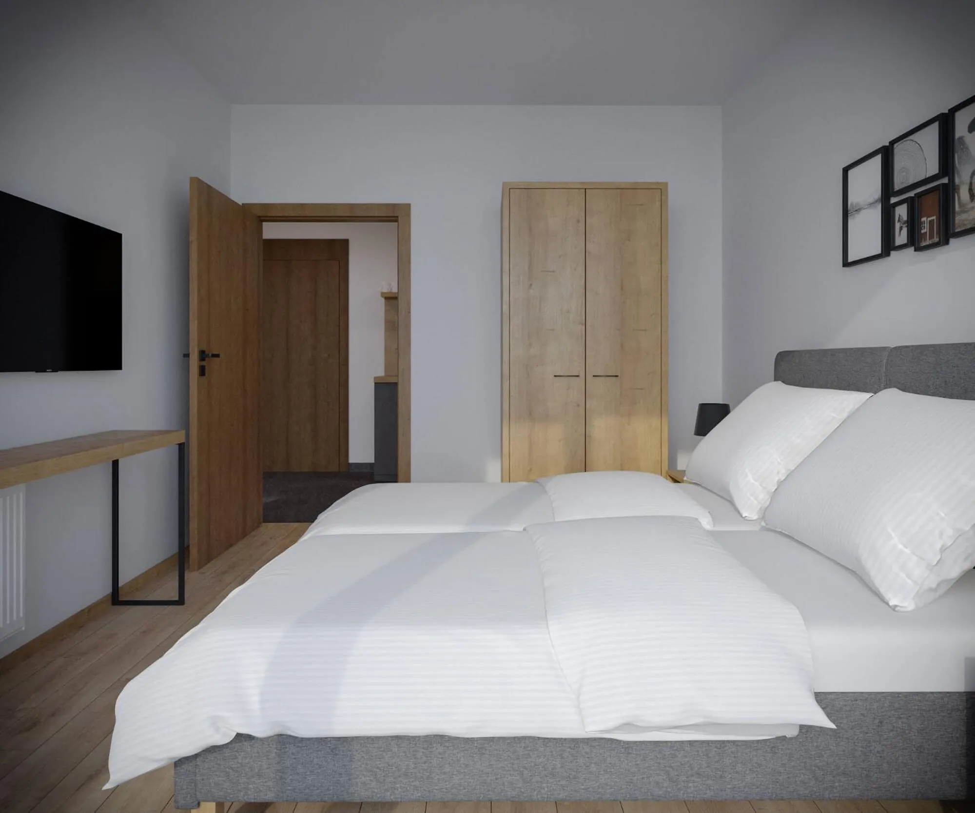 Two-Bedroom Superior Apartment with Balcony in ZatorHome apartamenty - blisko Energylandii i Zatorlandu