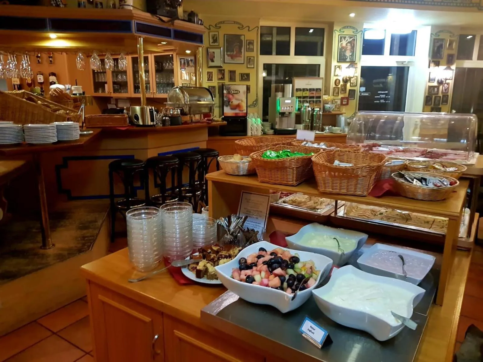 Buffet breakfast in Filmhotel Lili Marleen