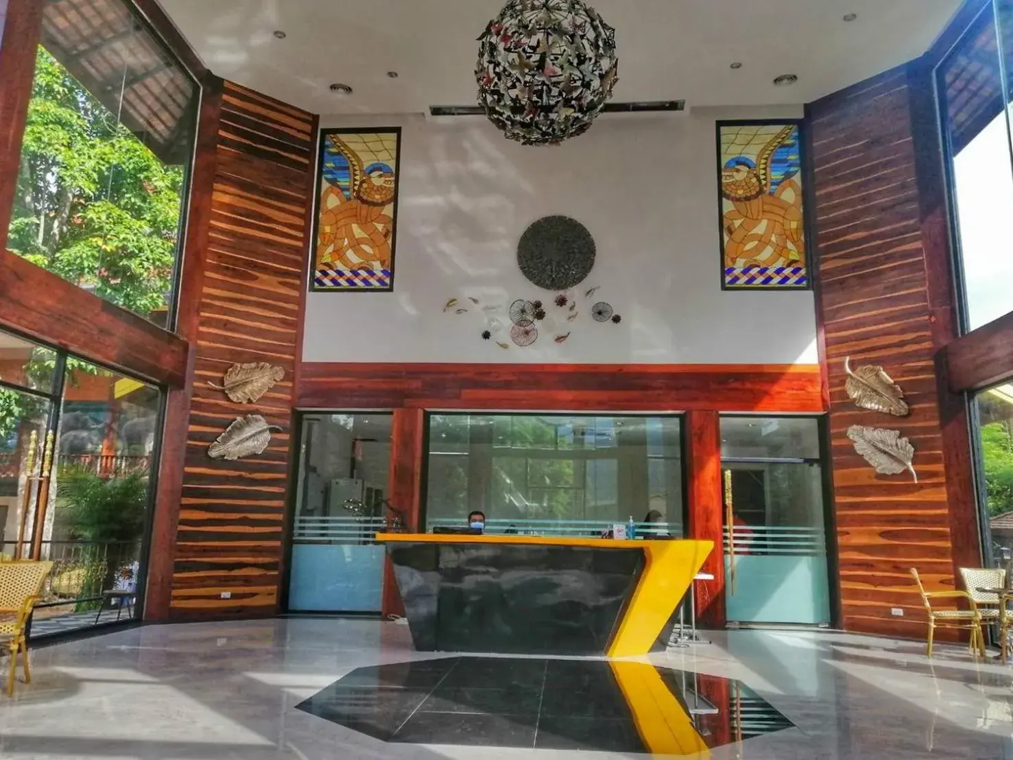 Lobby or reception in Phumontra Resort Nakhon Nayok Lobby or reception in Phumontra Resort Nakhon Nayok