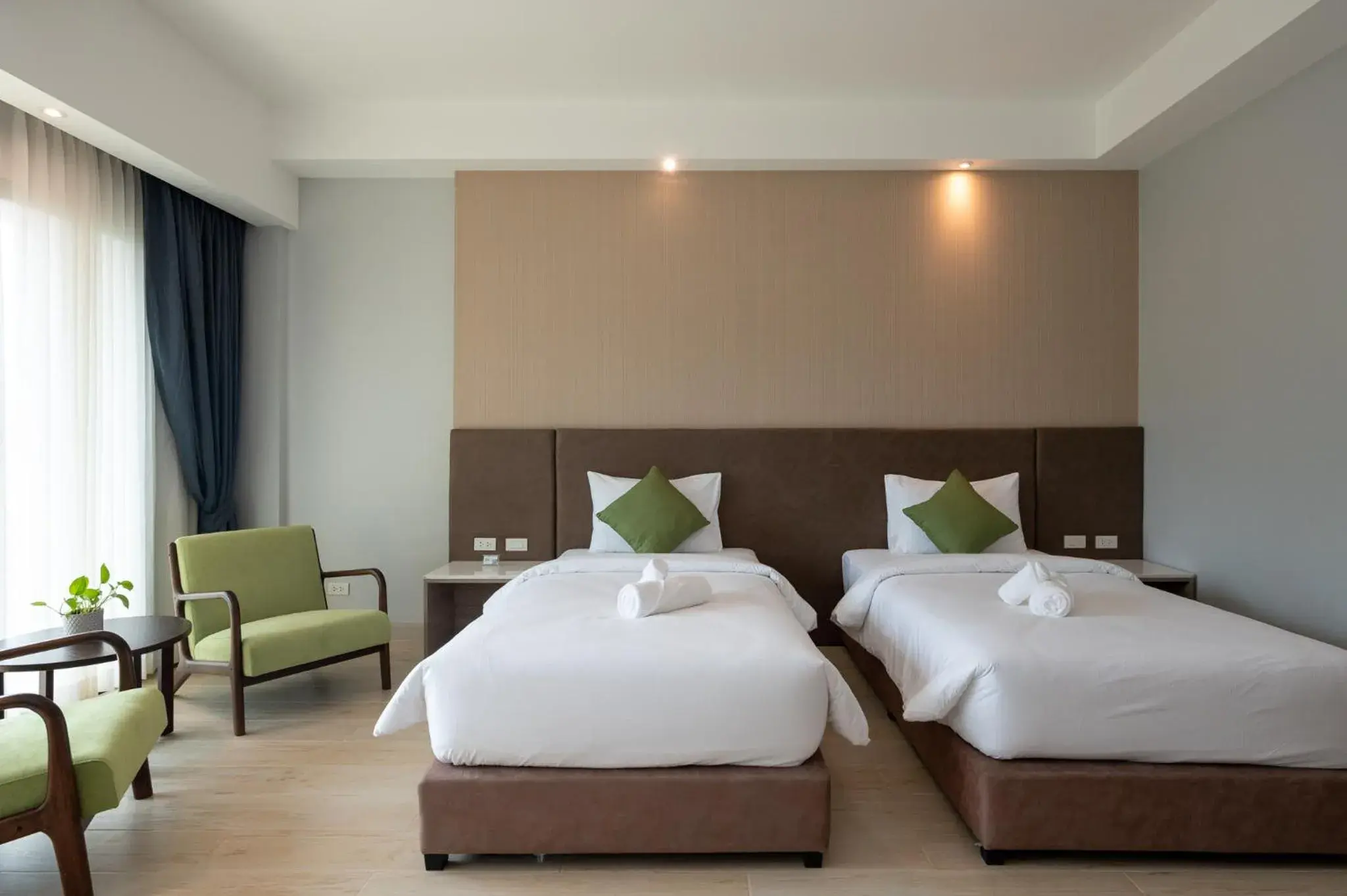 Decorative detail, Bed in Phumontra Resort Nakhon Nayok Decorative detail, Bed in Phumontra Resort Nakhon Nayok